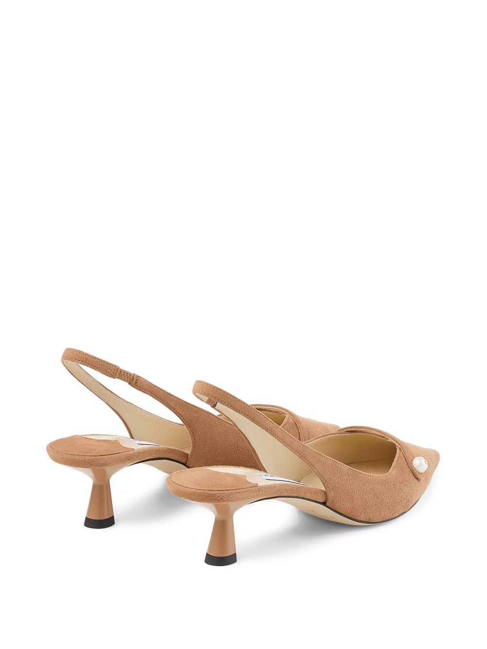 45mm Amita pearl-embellished slingback pumps - 5
