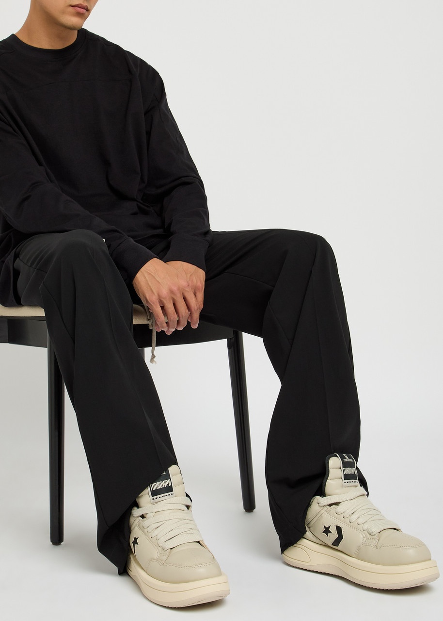 Rick Owens X Converse Drkshdw Padded Leather Sneakers - 5