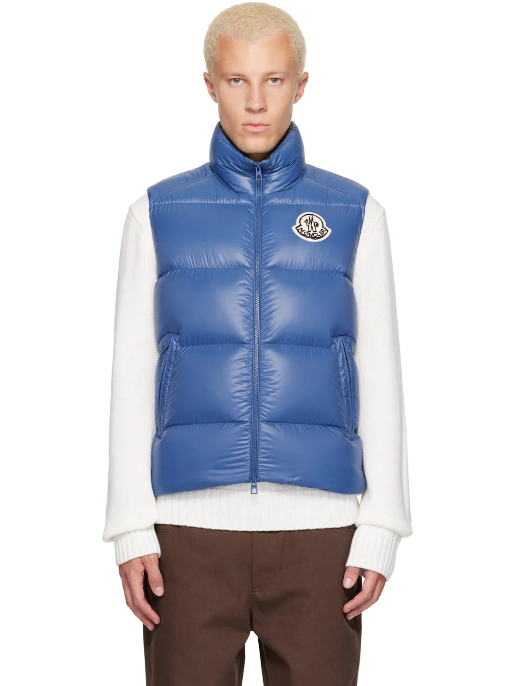Blue Belice Down Vest - 1
