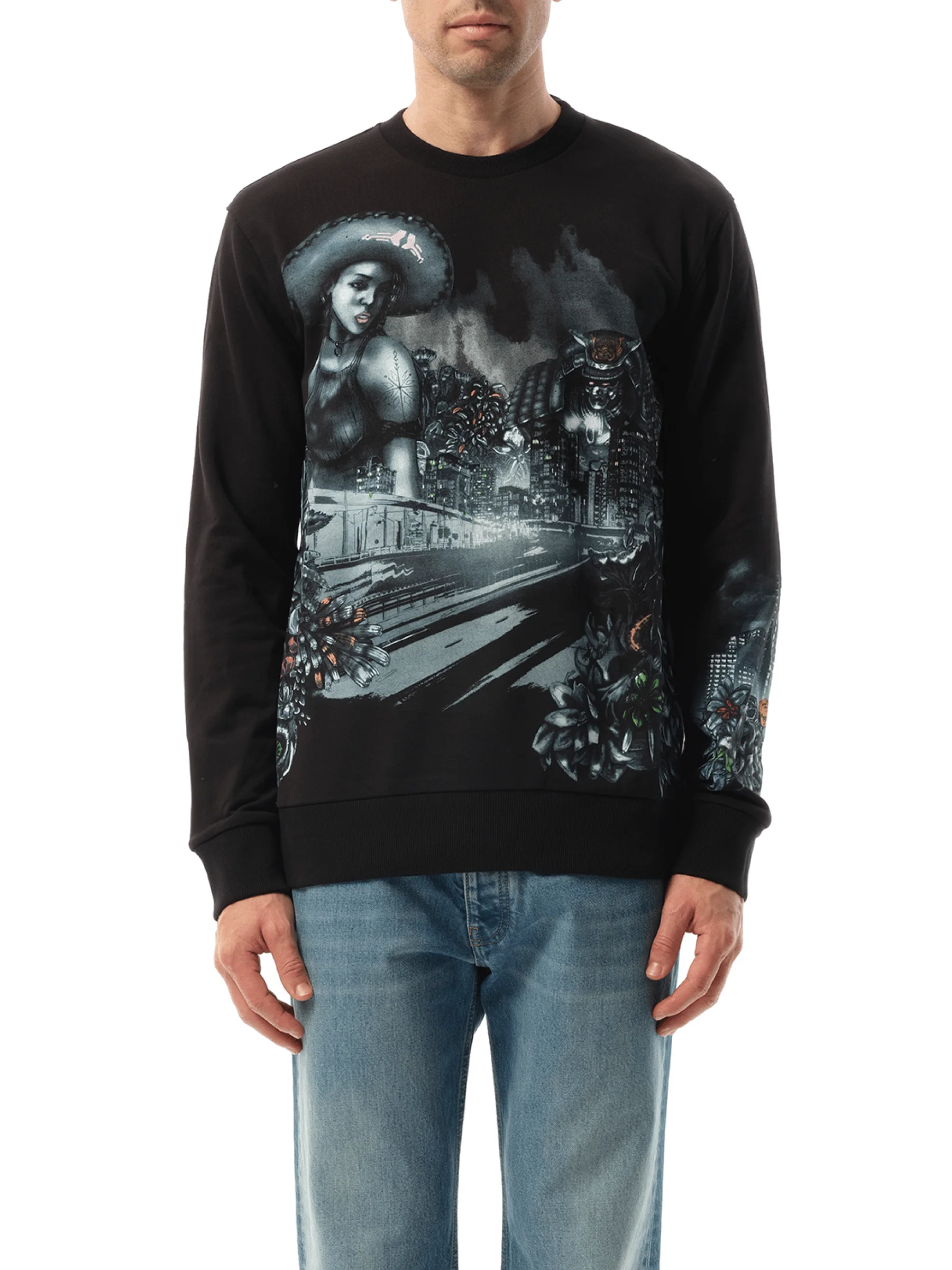Lonely Sweatshirt in Black - 1