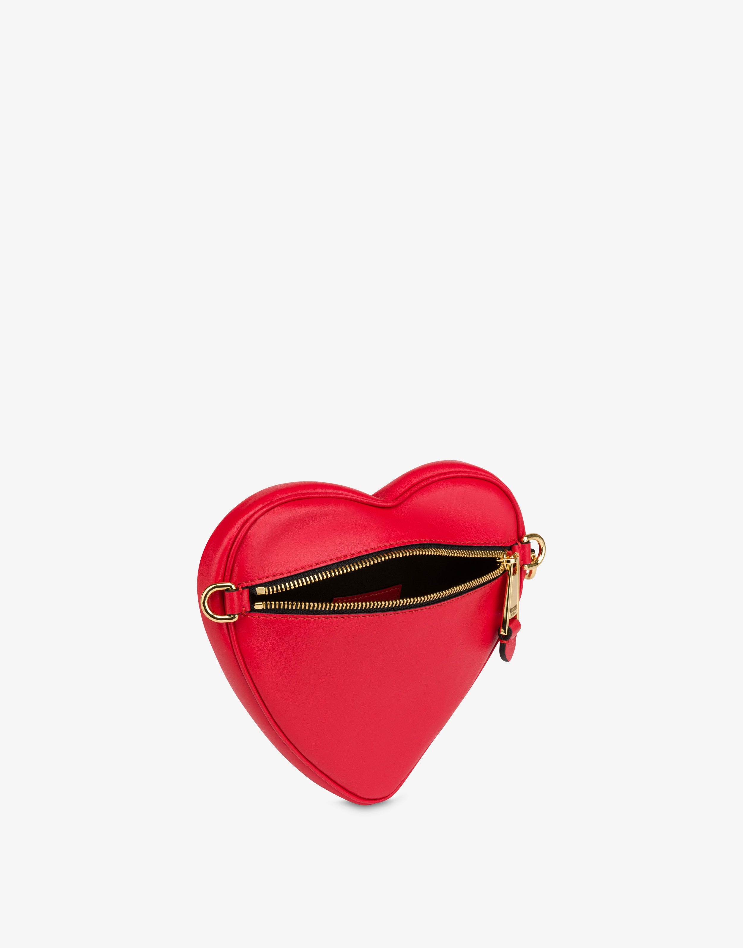 MOSCHINO BELT CALFSKIN HEART BAG - 3