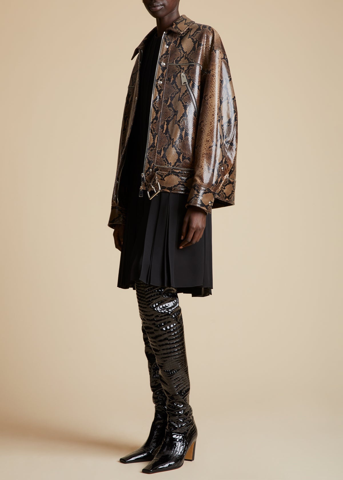 Marfa leather over-the-knee boots