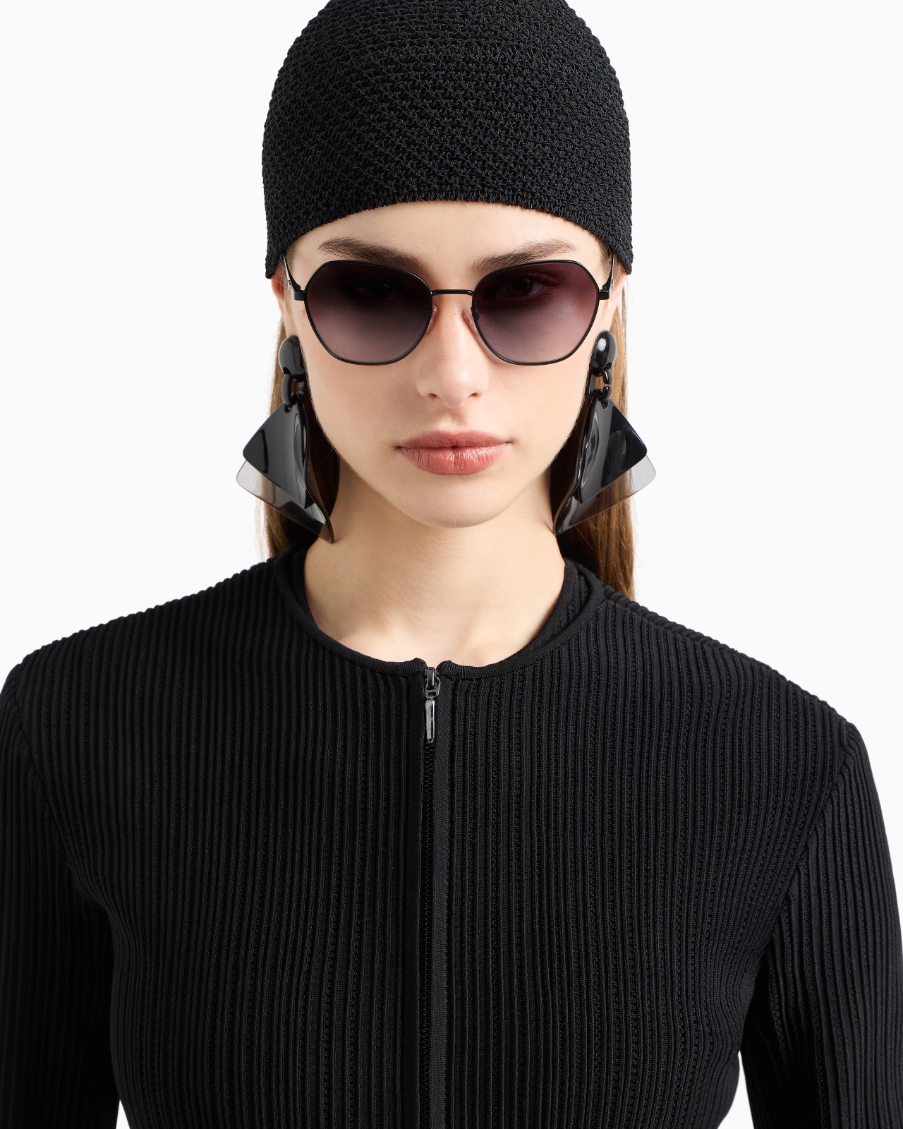 PERFORATED OTTOMAN FABRIC JACKET - 5