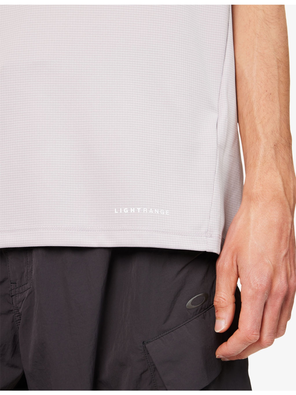 Shadow Logo-Print Woven T-Shirt - 5