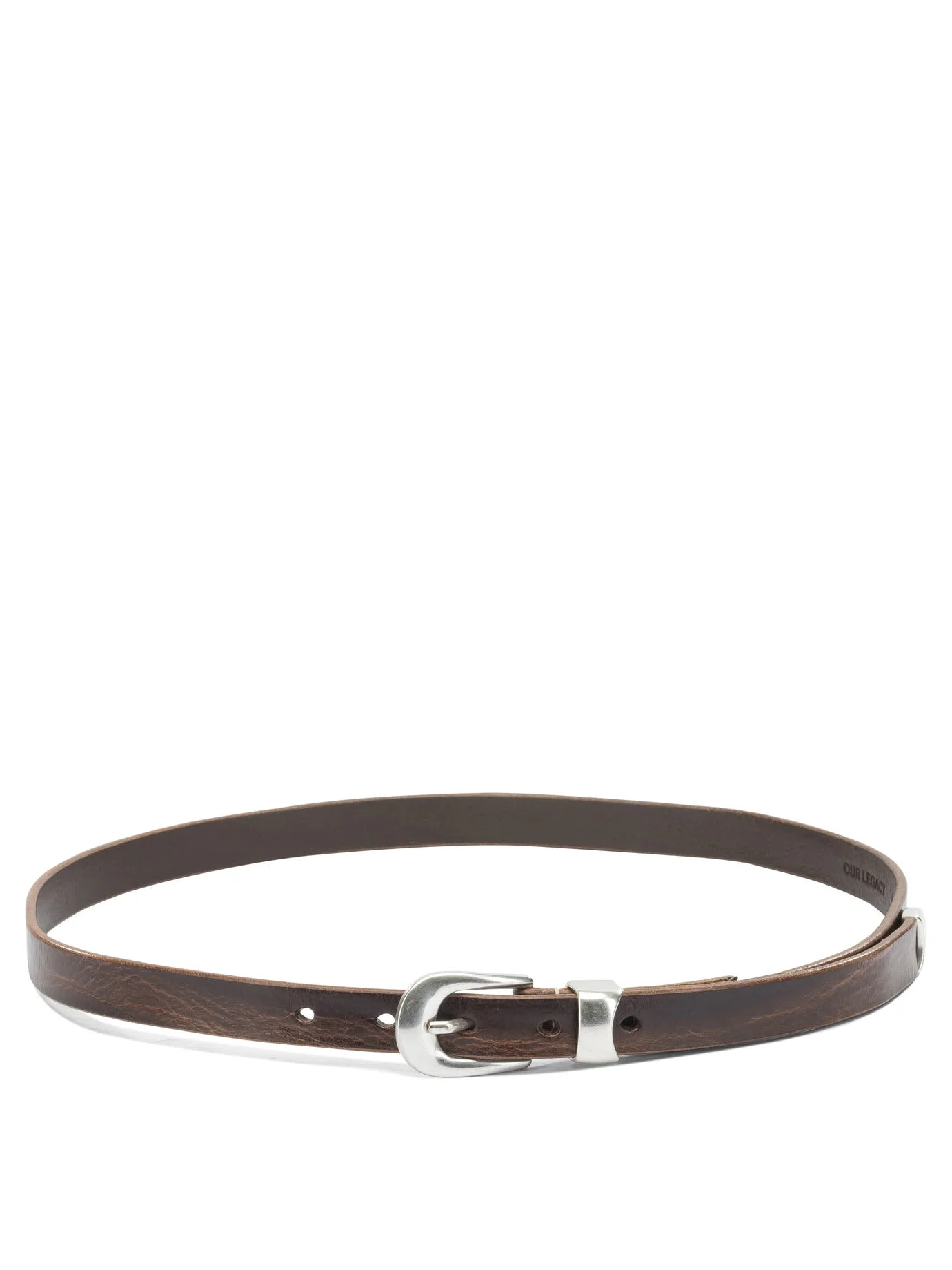 Our Legacy Leather Belt - 1