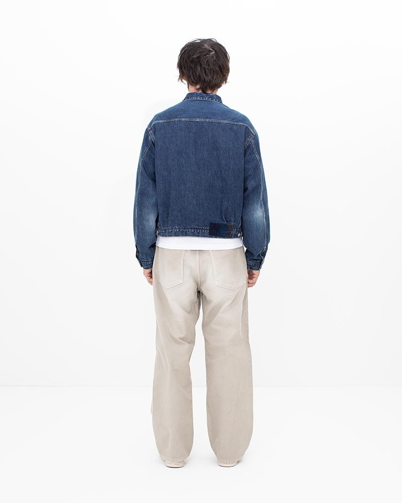 SS 101X JKT DMGD (CHECK) BEIGE - 4