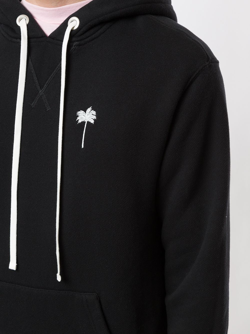 palm tree cotton hoodie - 5