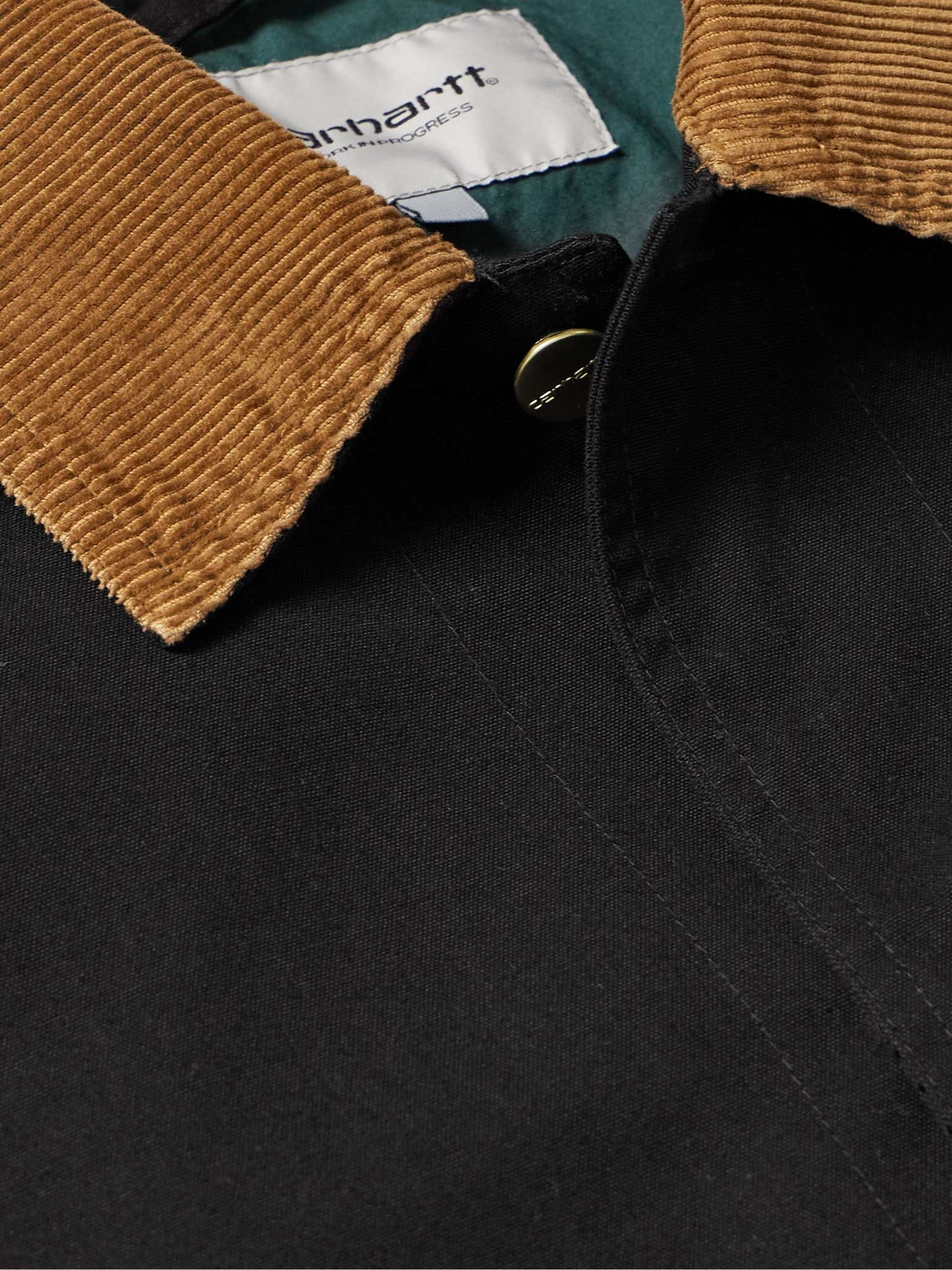 Heston Corduroy-Trimmed Colour-Block Cotton-Canvas Jacket - 5
