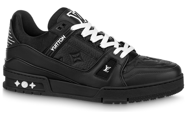 LOUIS VUITTON Trainer Sneakers 'Black Monogram' 1AARER - 2