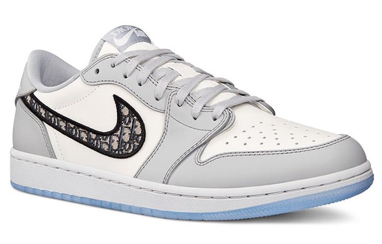 Dior x Air Jordan 1 Low 'White Grey' CN8608-002 - 3