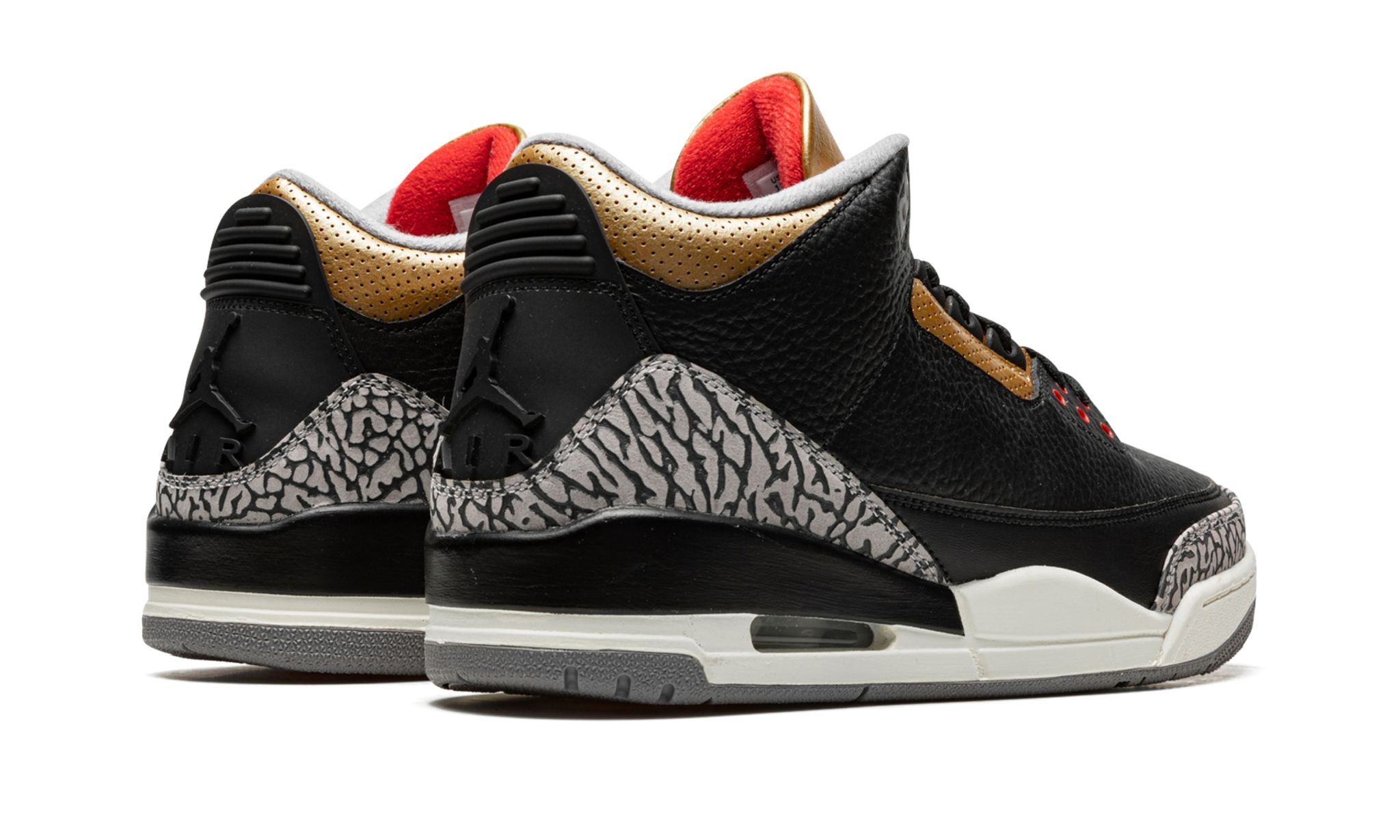 WMNS Air Jordan 3 "Black Cement Gold" - 3