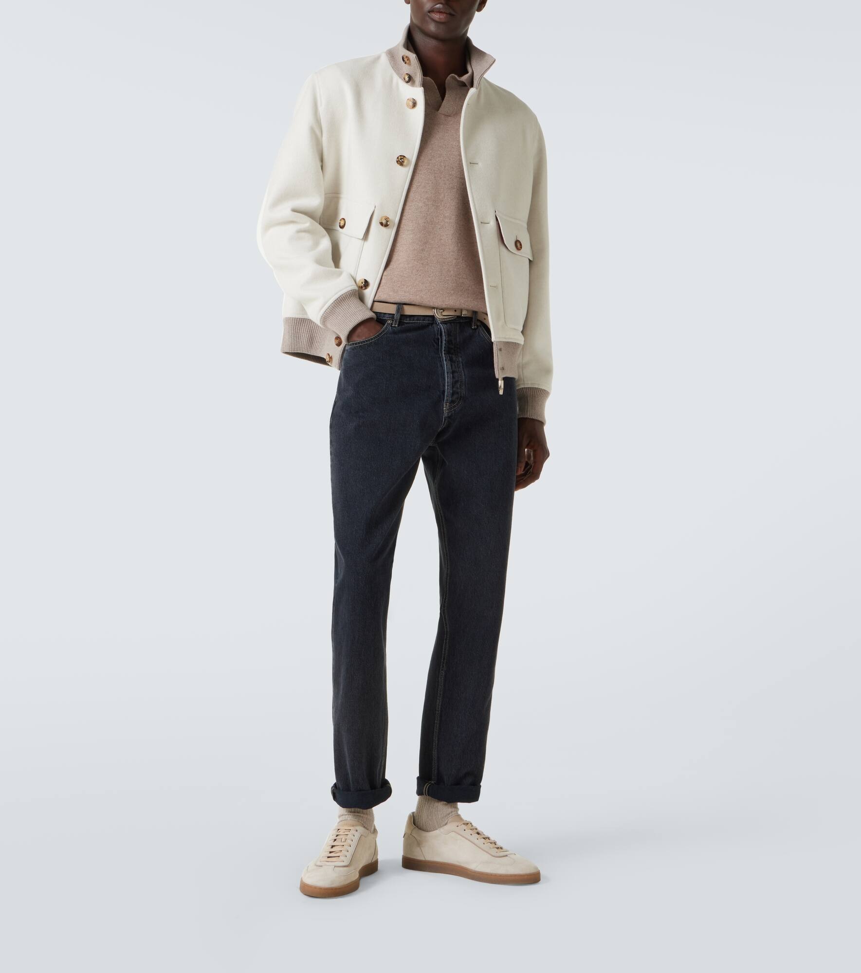 Cashmere polo sweater - 2