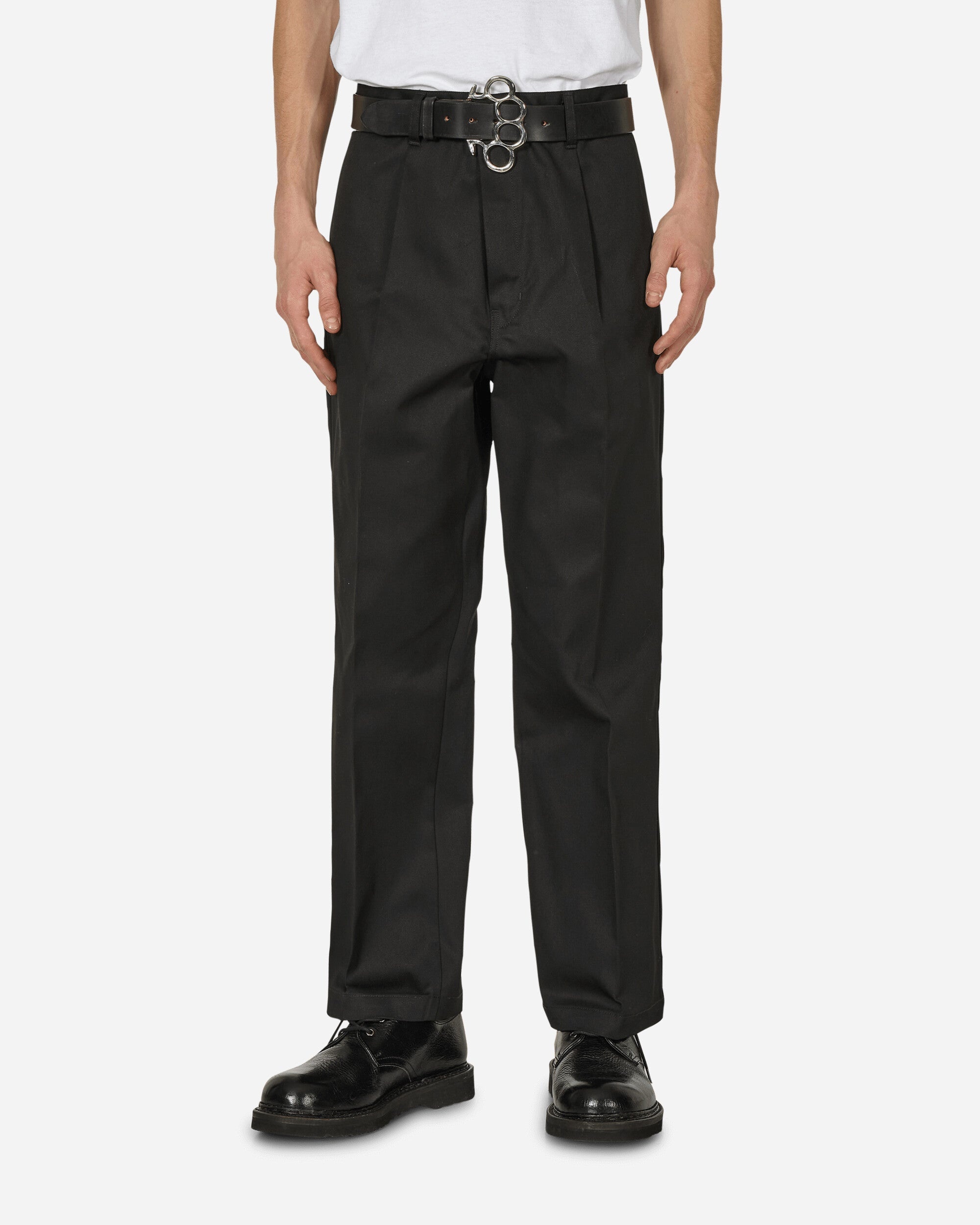 WACKO MARIA Dickies Pleated Trousers Black | slamjam | REVERSIBLE