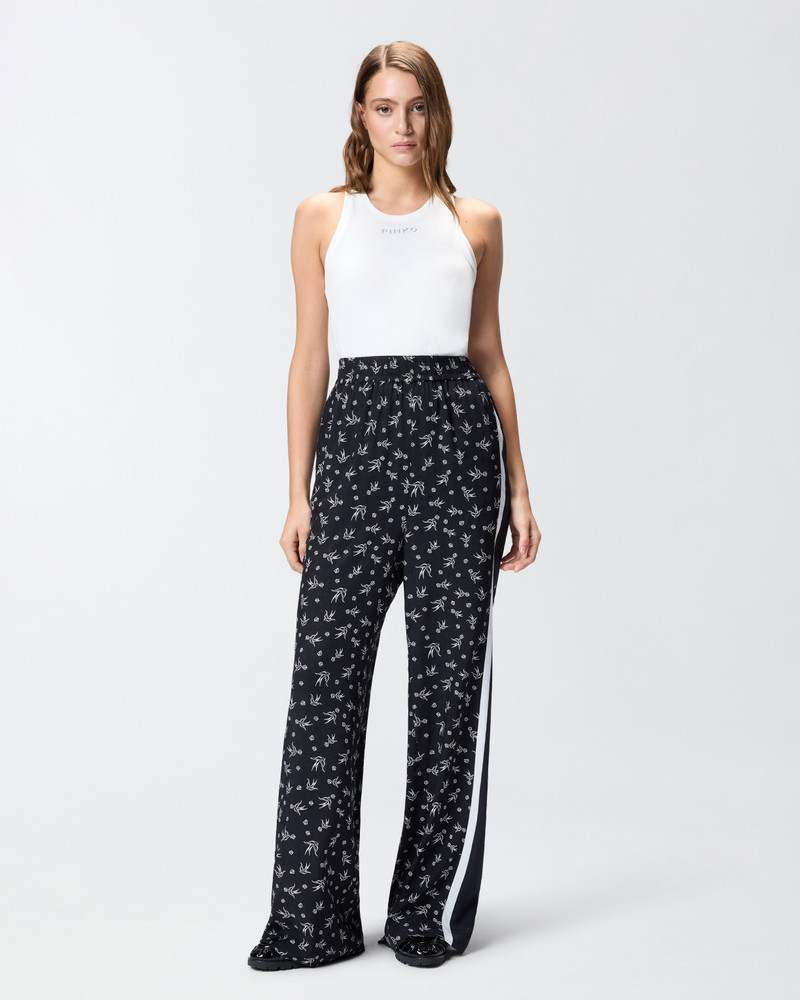 WIDE-LEG PRINTED VISCOSE JACQUARD TROUSERS 3