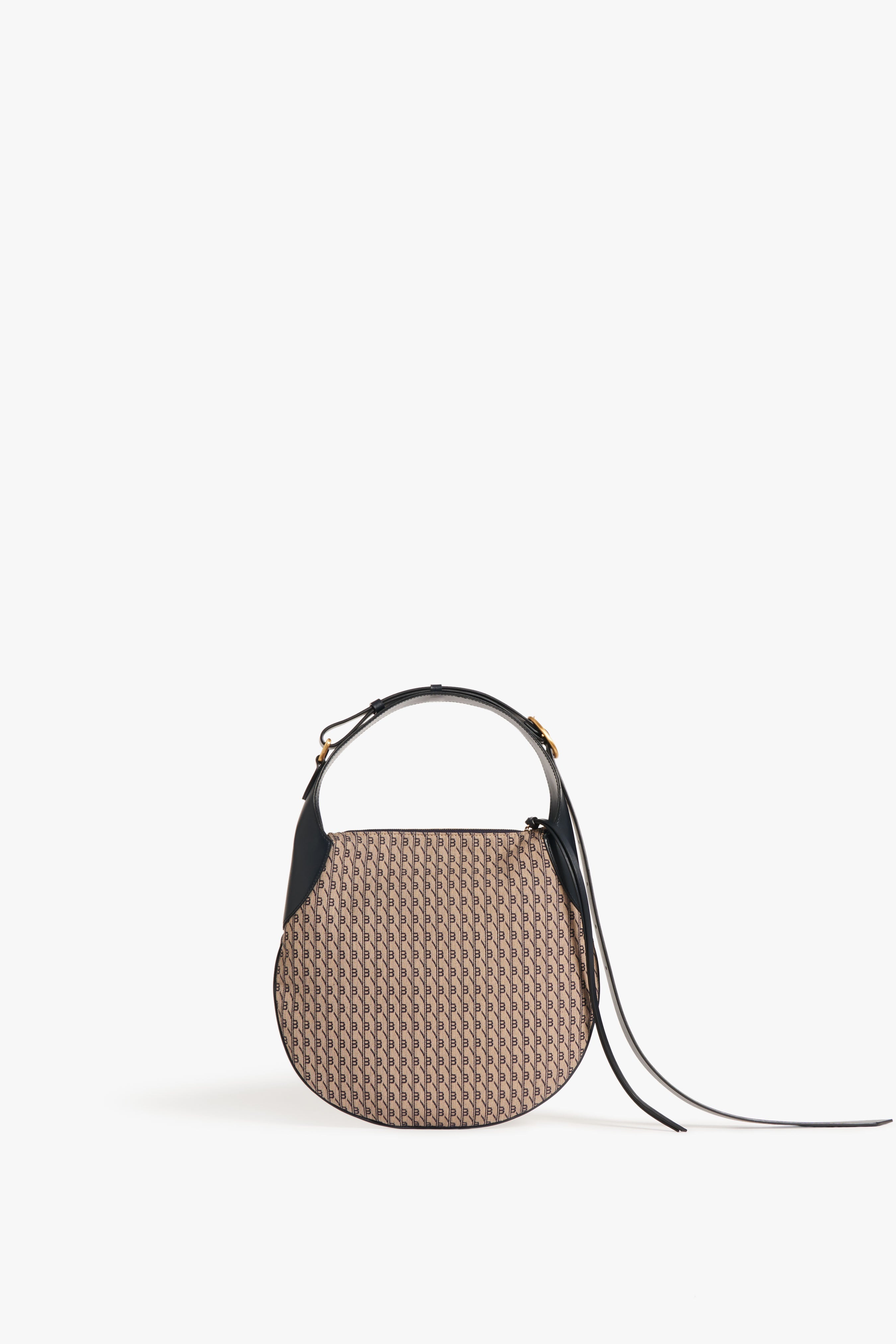 Small Half Moon Bag In House Monogram Jacquard - 1