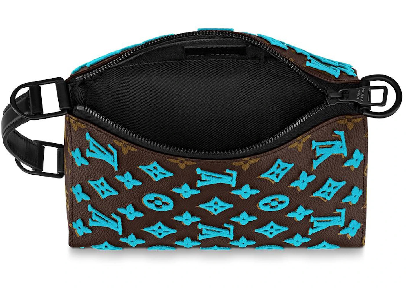 Louis Vuitton Triangle Messenger Monogram Tuffetage Turquoise - 3