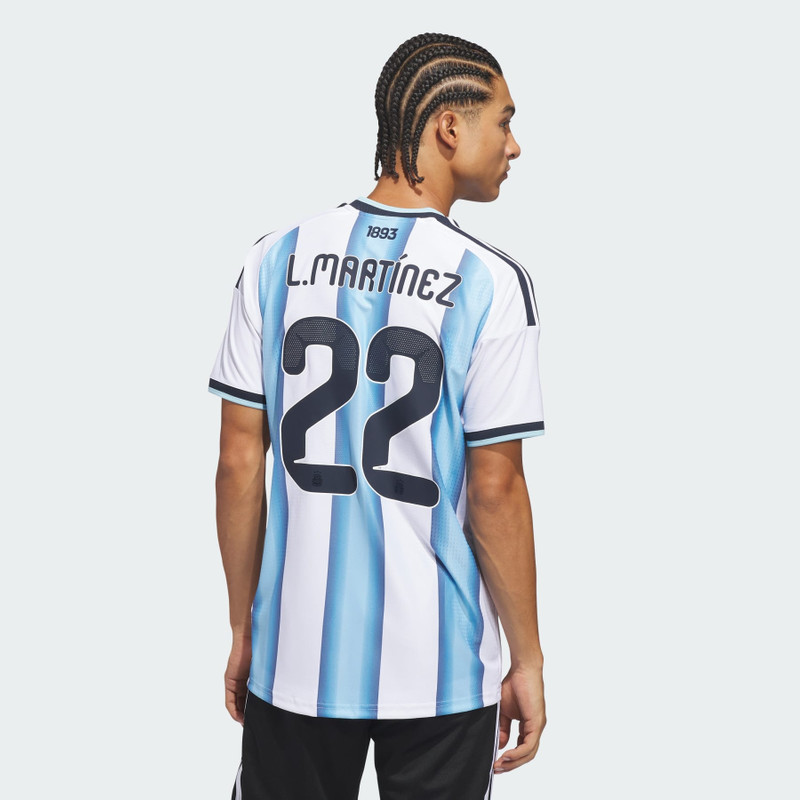 Argentina 26 Home Martinez Authentic Jersey 3