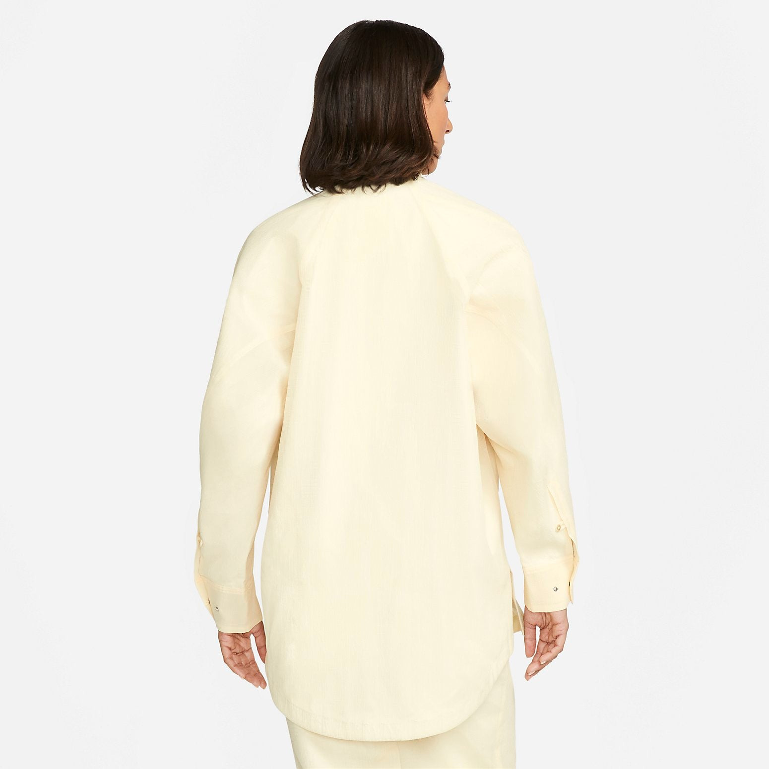 (WMNS) Nike ESC Woven Shirt Jacket 'Coconut Milk' DR5399-113 - 5