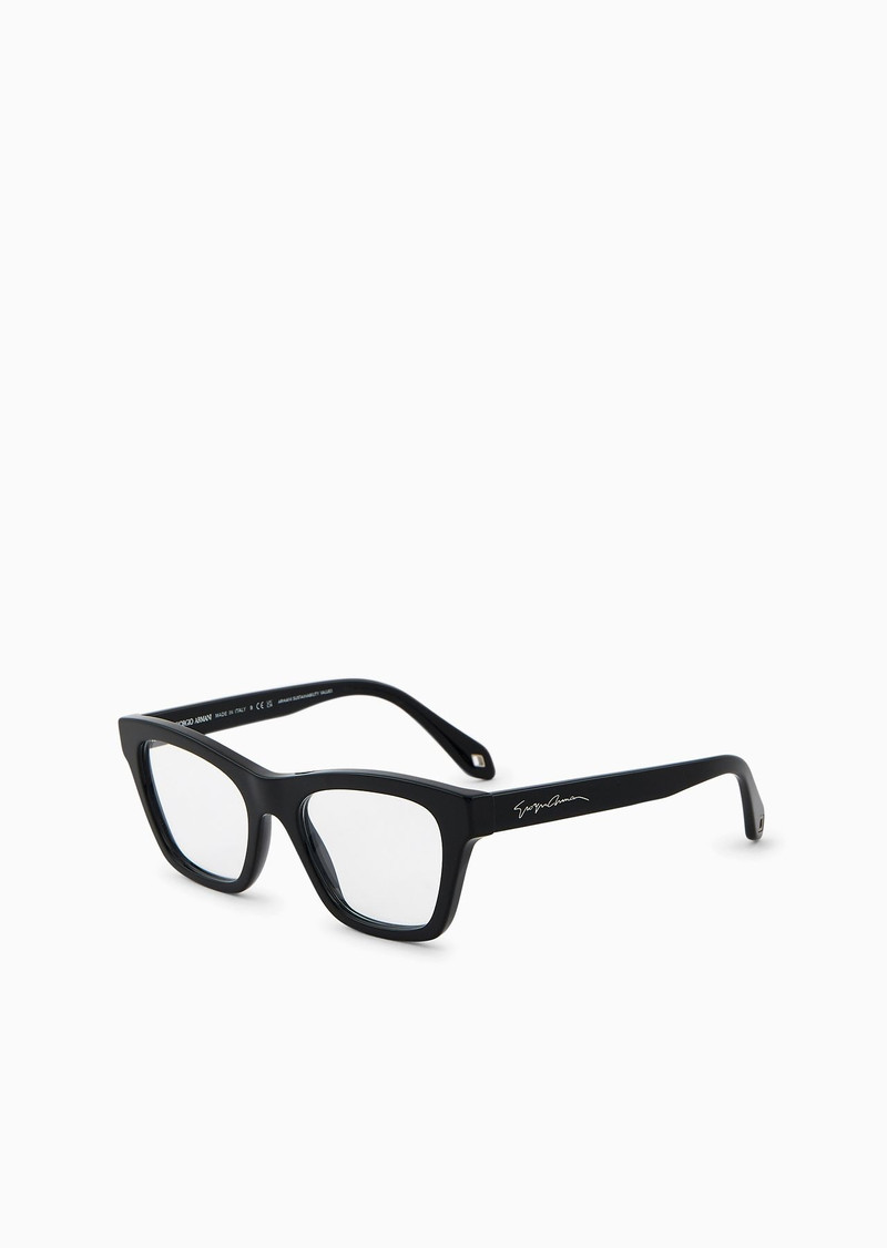 GIORGIO ARMANI Women’s irregular-shaped eyeglasses outlook