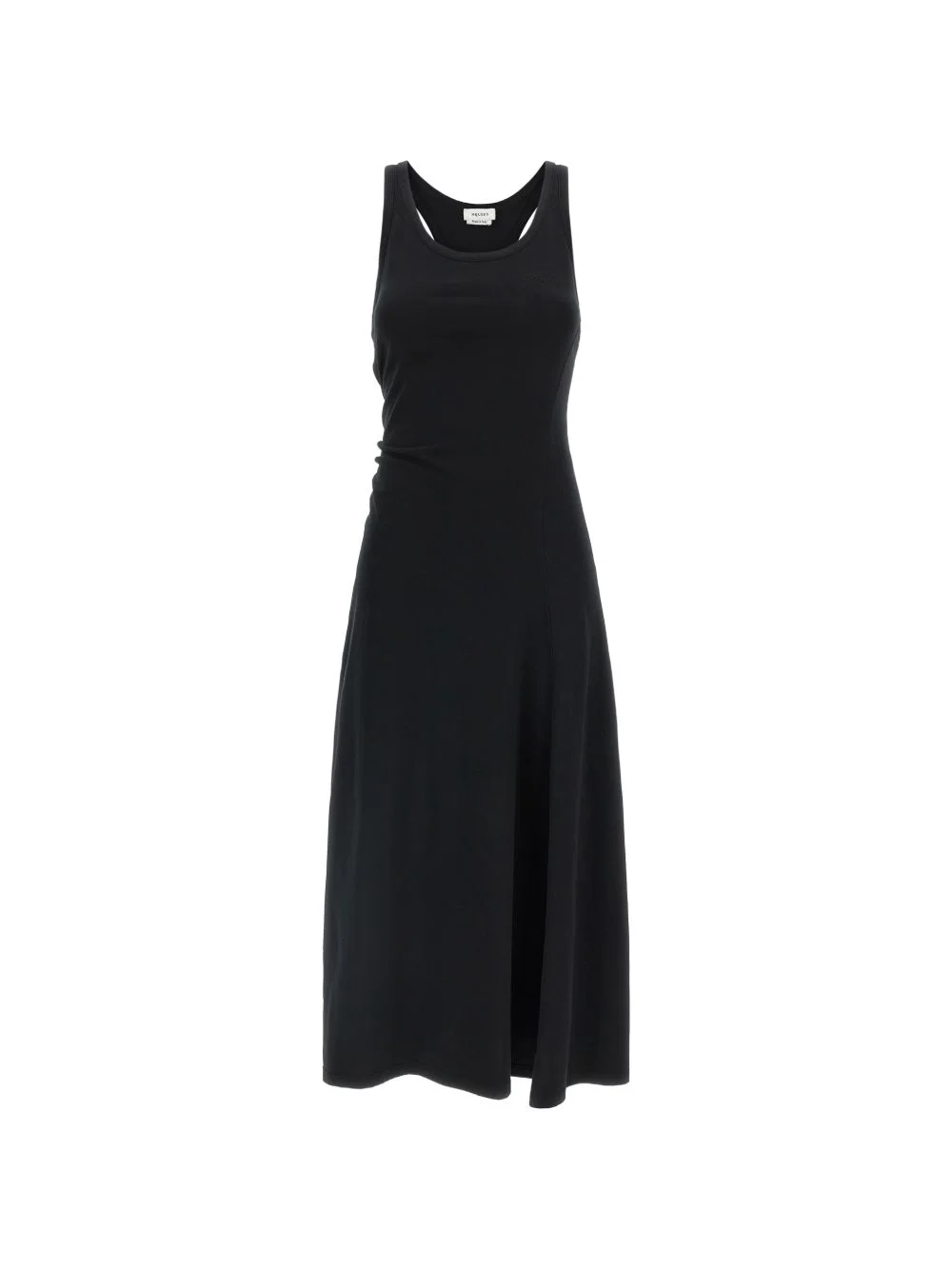 corset logo-embroidery dress - 1