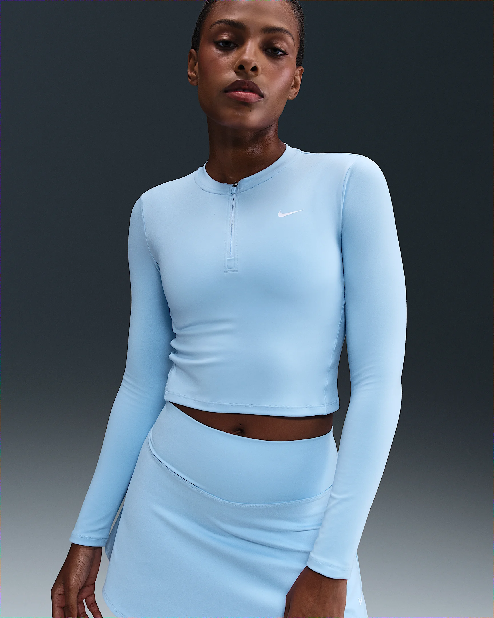 Nike One Women's Dri-FIT 1/2-Zip Mid Layer - 1