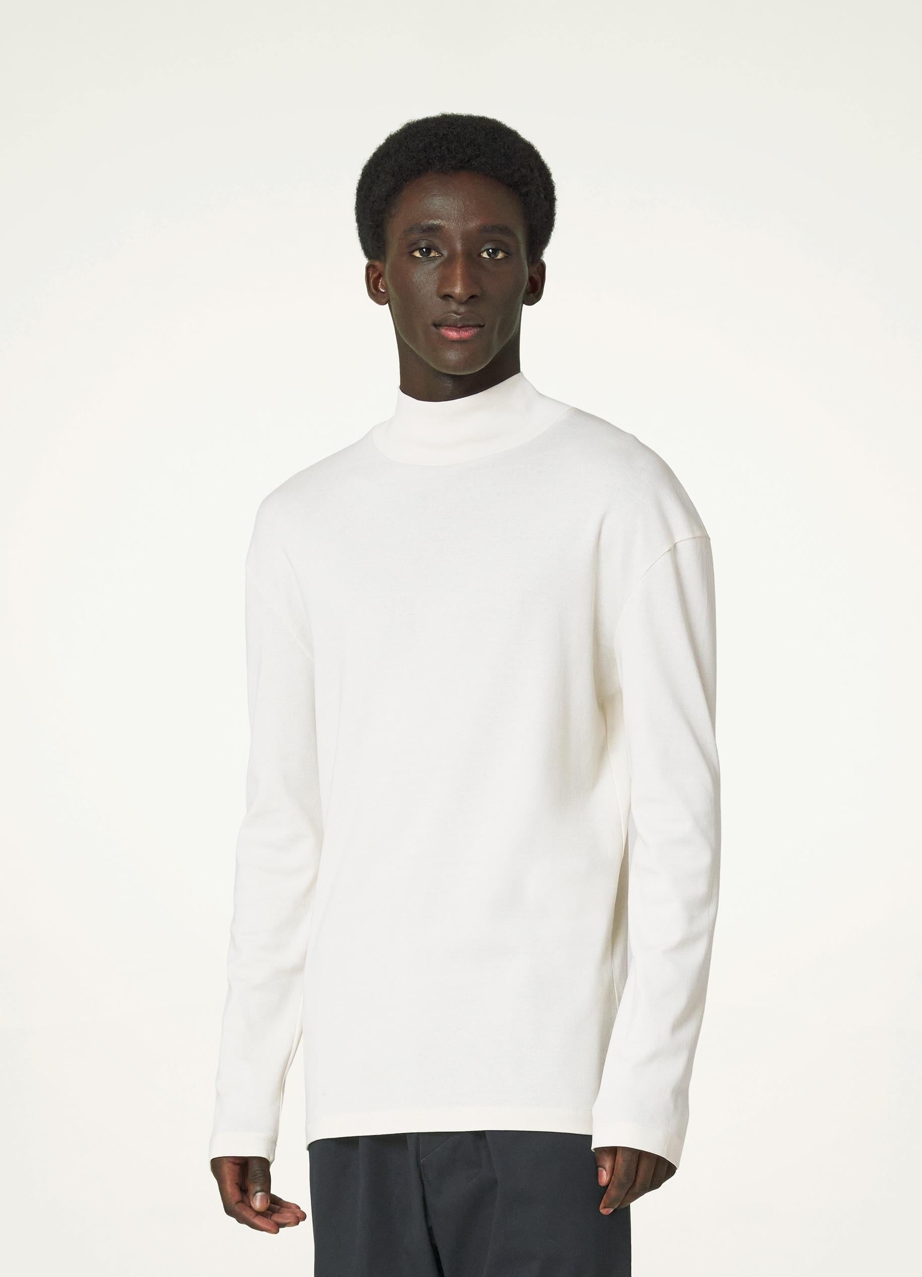 Lemaire LONG SLEEVE RIB TURTLENECK | REVERSIBLE