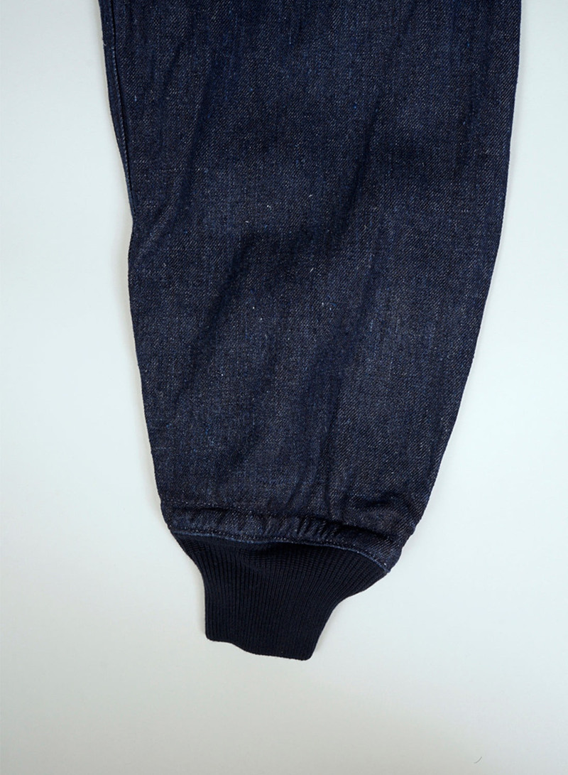 M43 Type Work Jacket Hemp Denim in Indigo 12