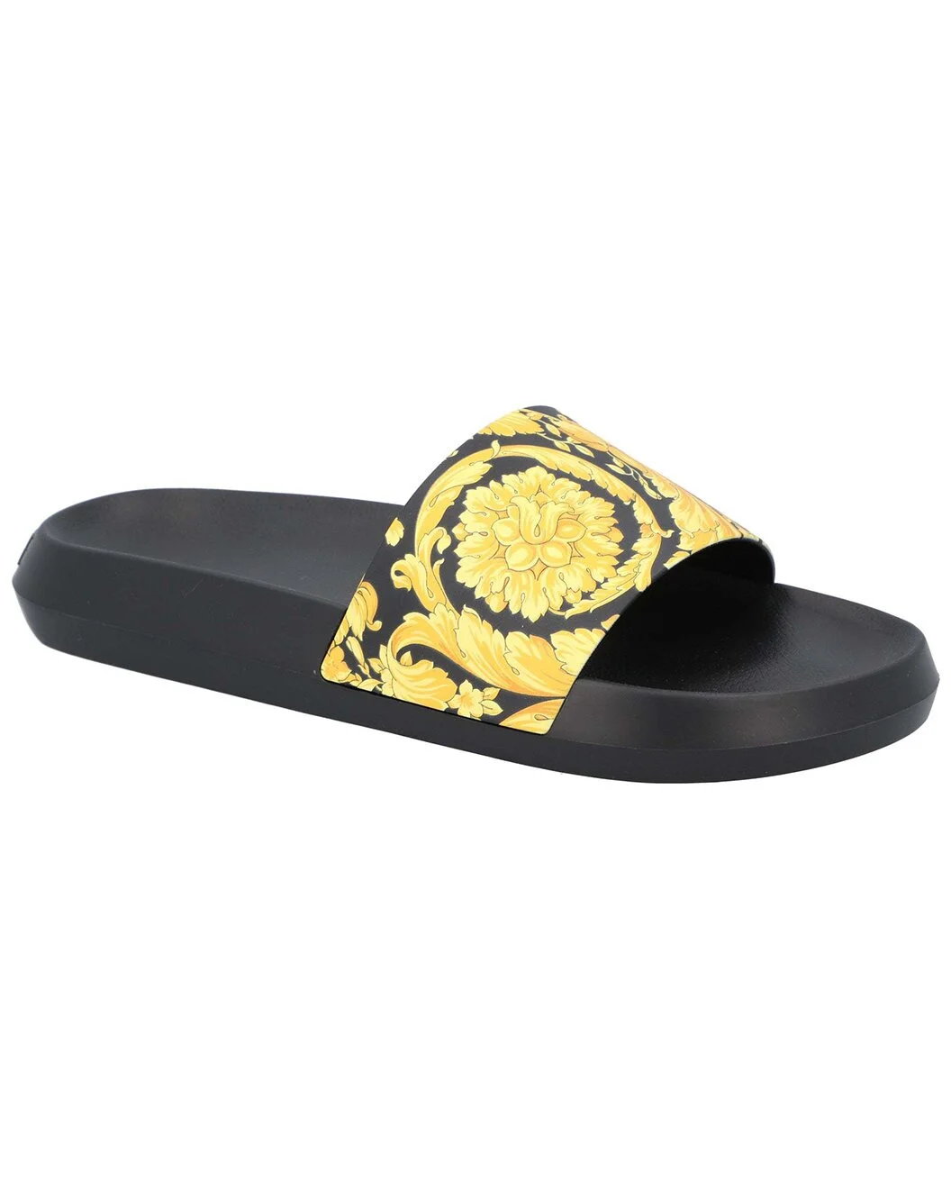 Versace Men's Rubber Barocco Bathing Slide (Authentic Pre-Loved) - 1