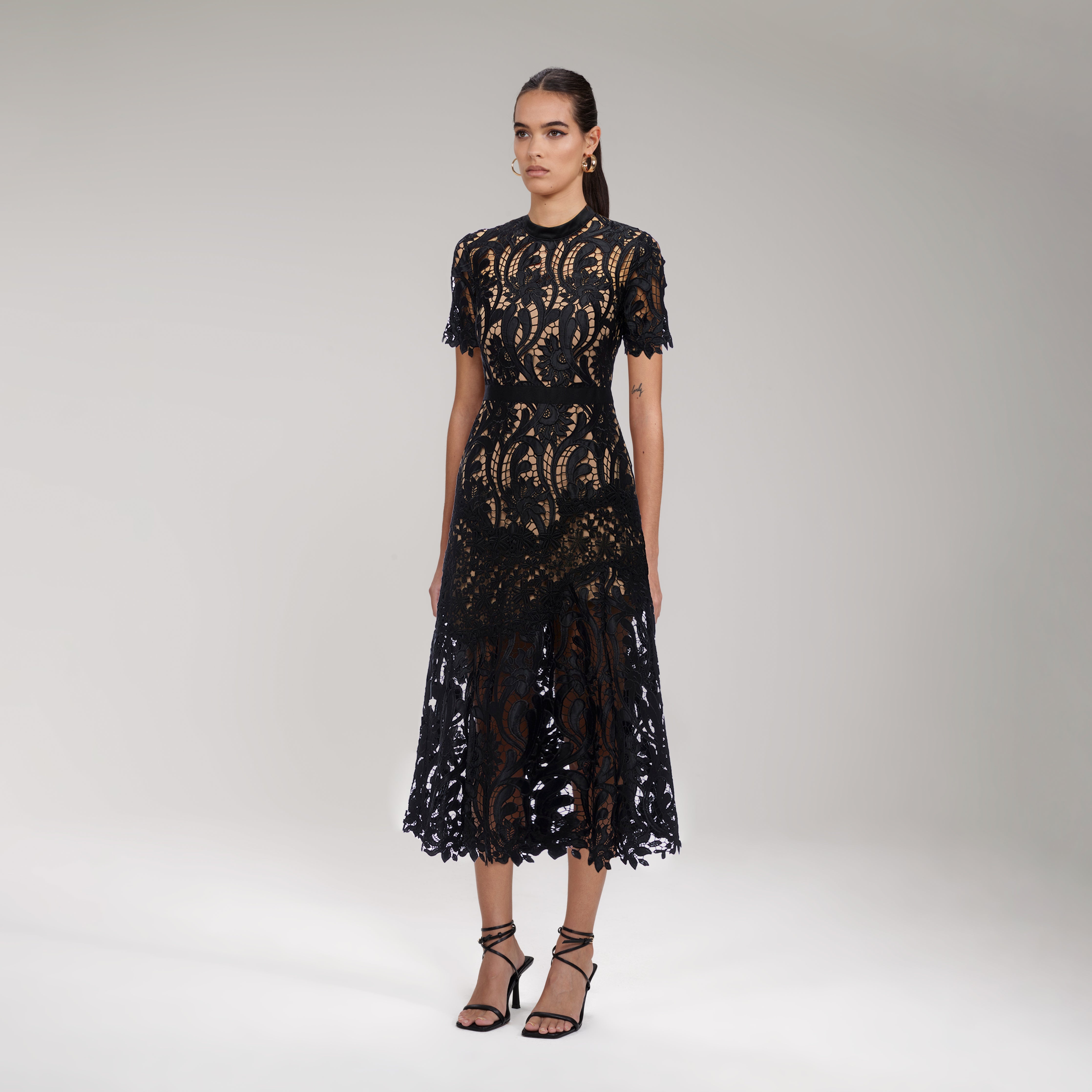 Black Prairie Midi Dress - 2
