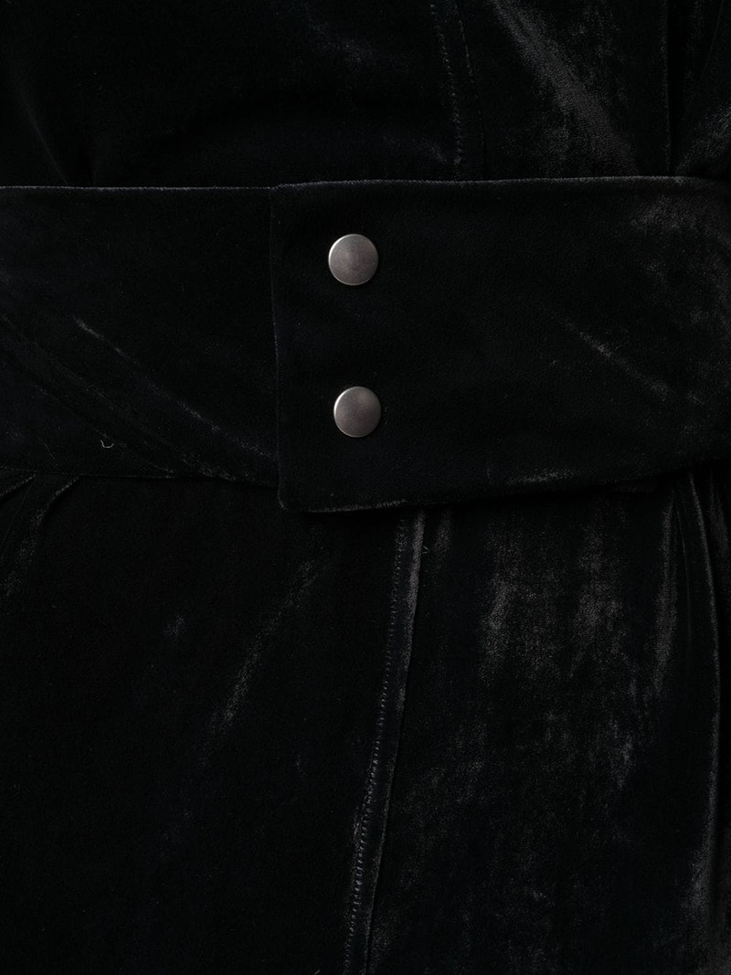 velvet v-neck short dress 6