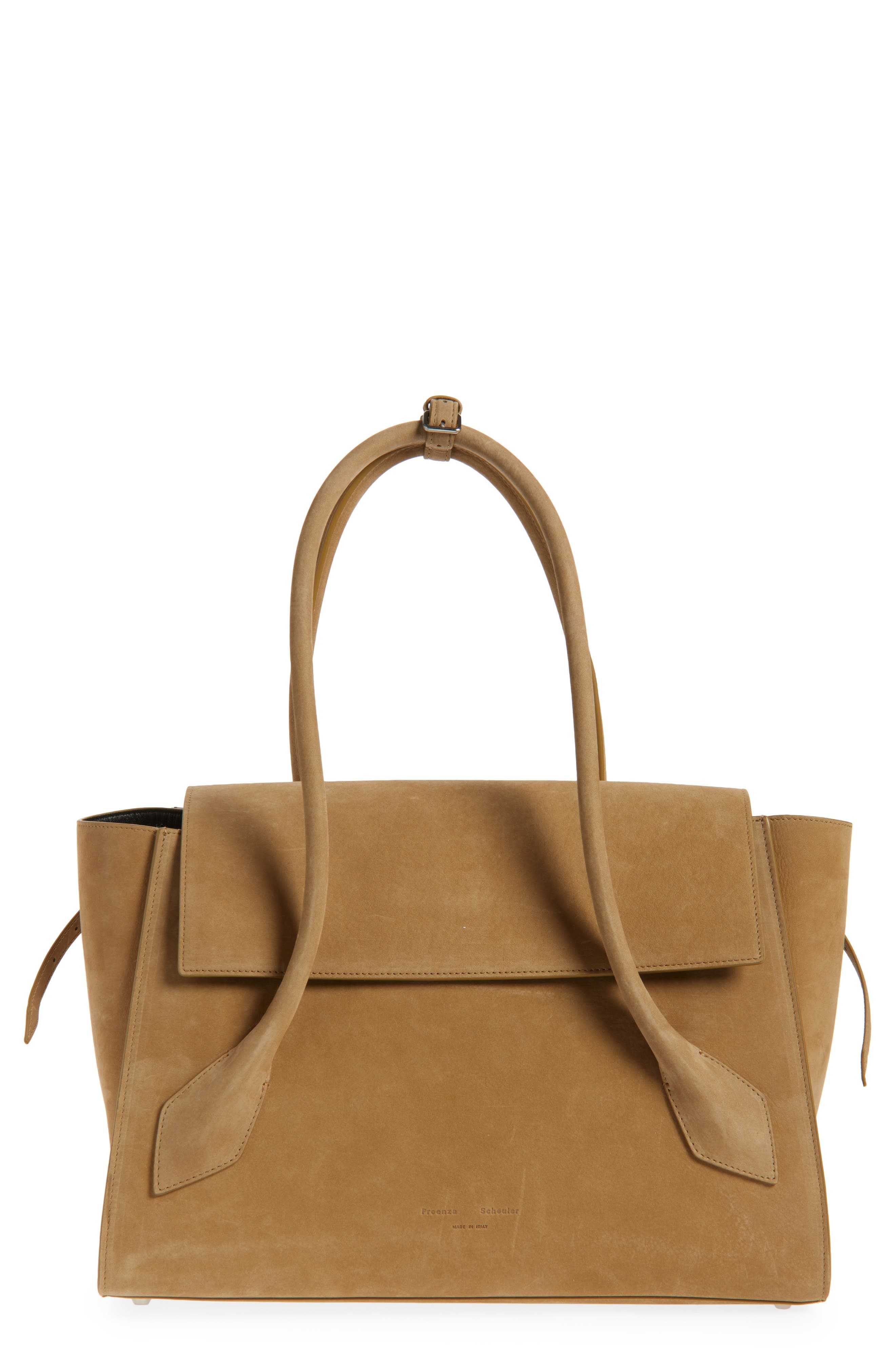 Proenza Schouler Tate Nubuck Leather Satchel in Tobacco at Nordstrom - 1