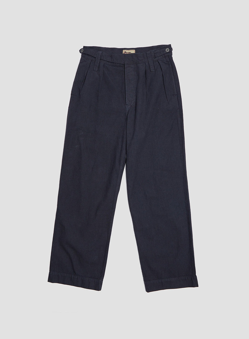 Navvie Pant Cotton Broken Twill in Navy 1