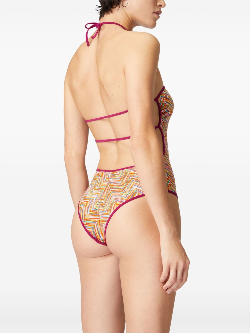 zigzag swimsuit - 4