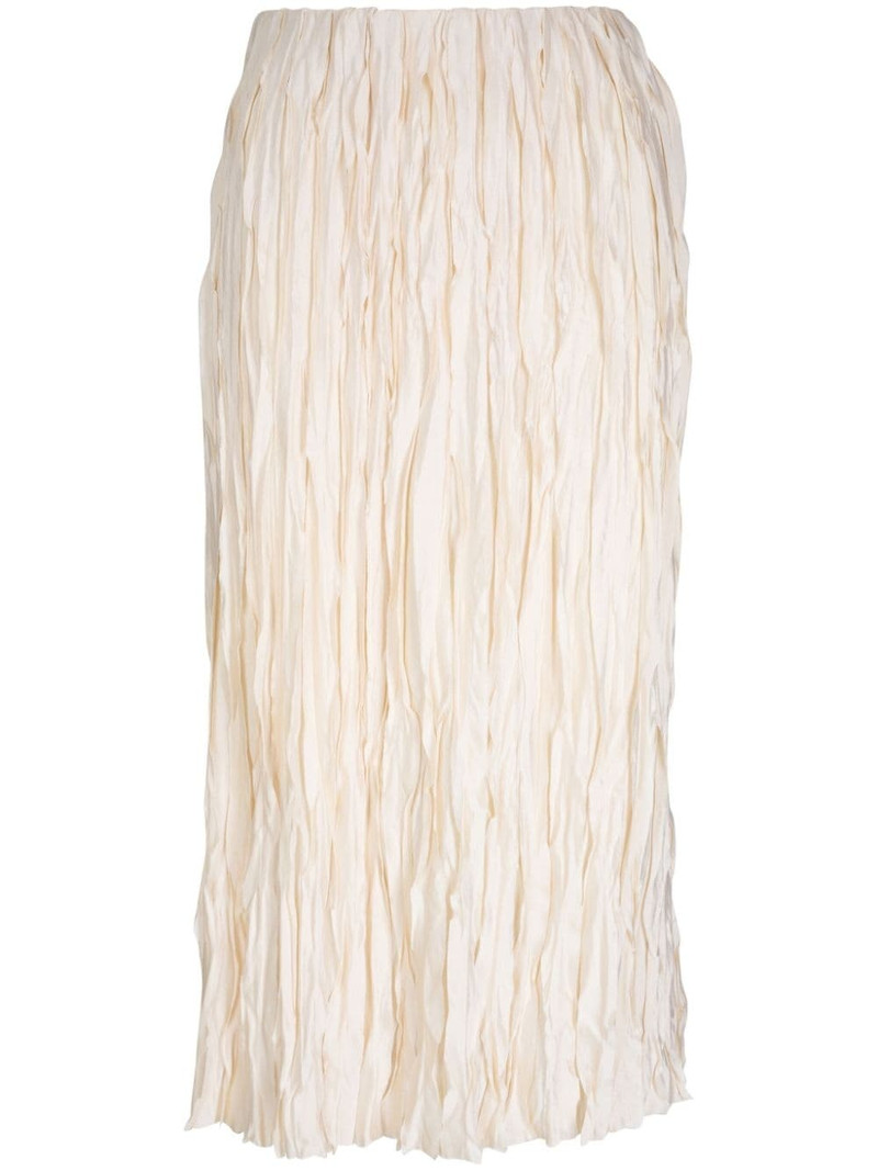 satin midi skirt 1