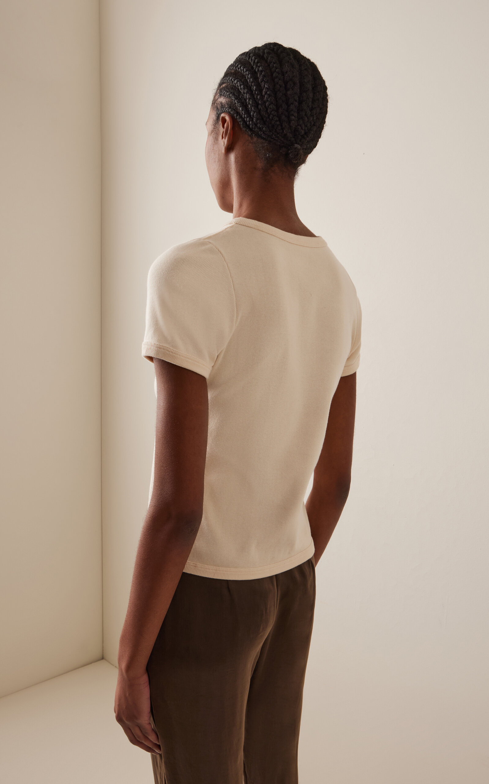 Torya Cotton Tee ivory - 4