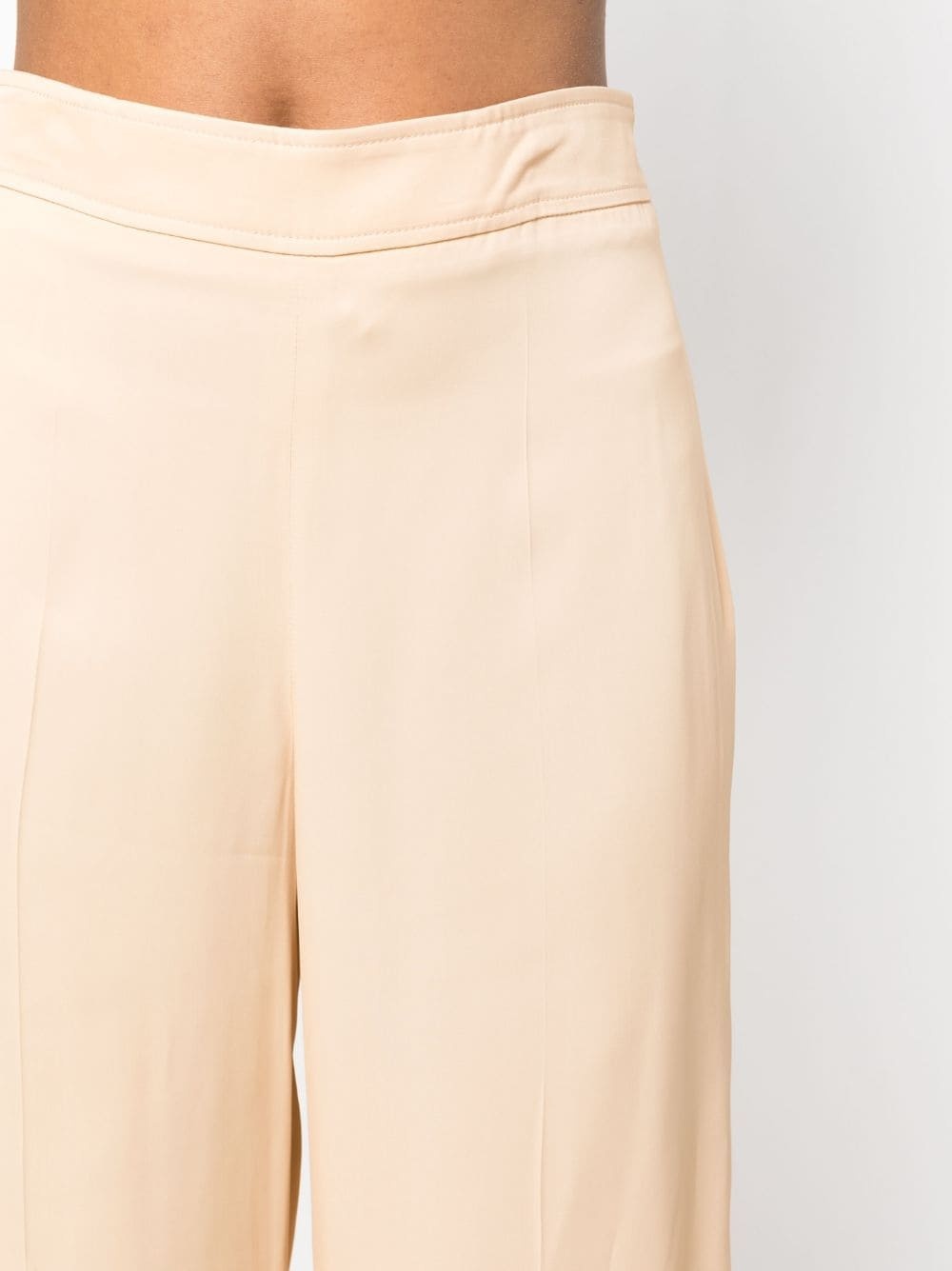 high-waist wide-leg trousers - 5