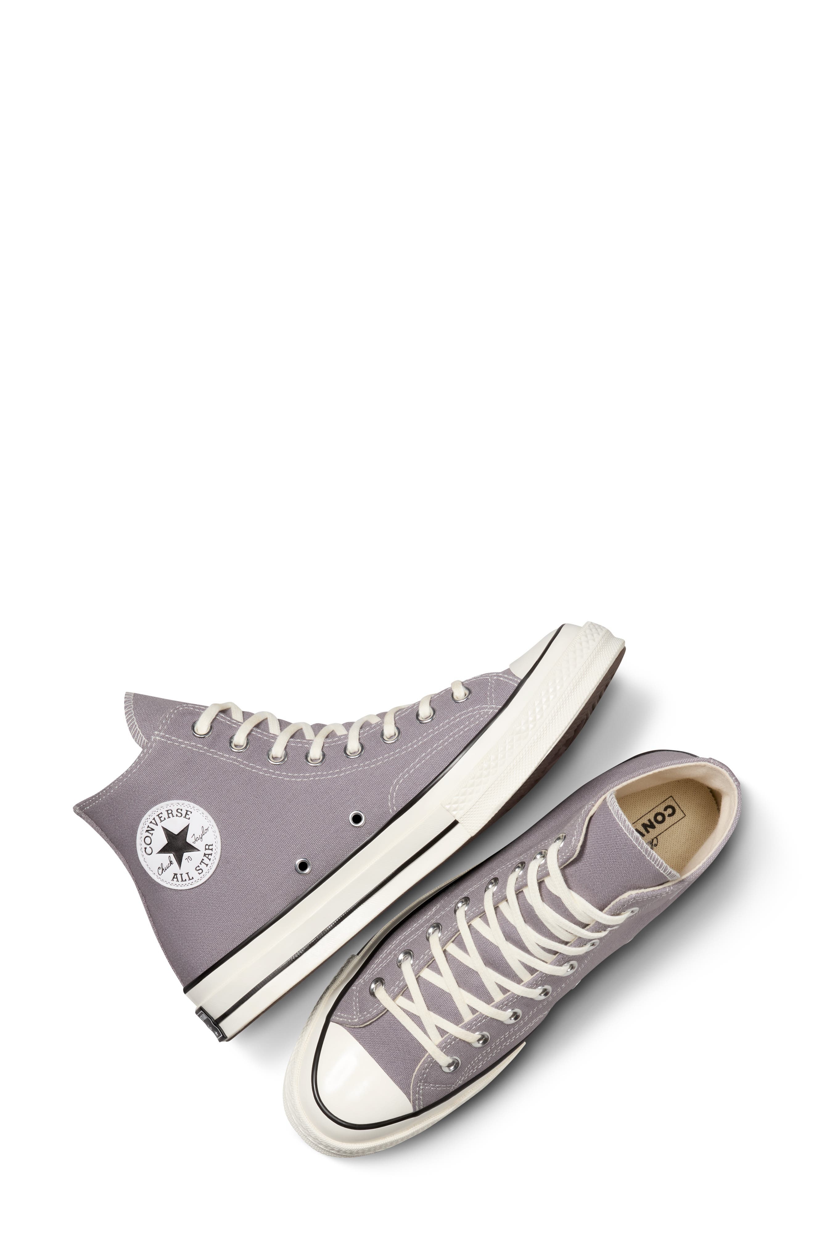 Converse Chuck 70 High Top Sneaker in Mauve Stone/Egret/Black at Nordstrom - 6