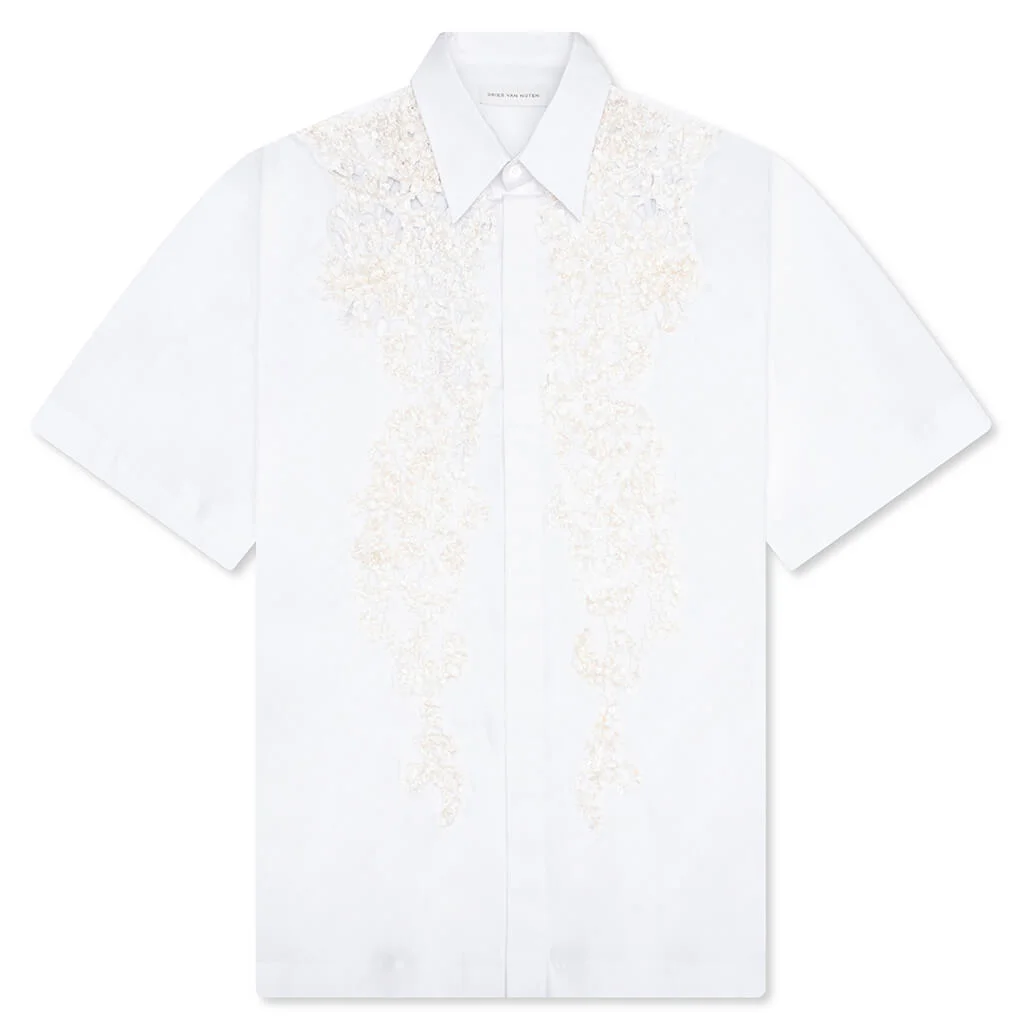 CASSIDYE EMB 2293 M.W. SHIRT - WHITE - 1