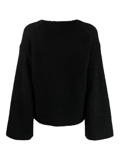 BY MALENE BIRGER brushed-effect V-neck jumper outlook