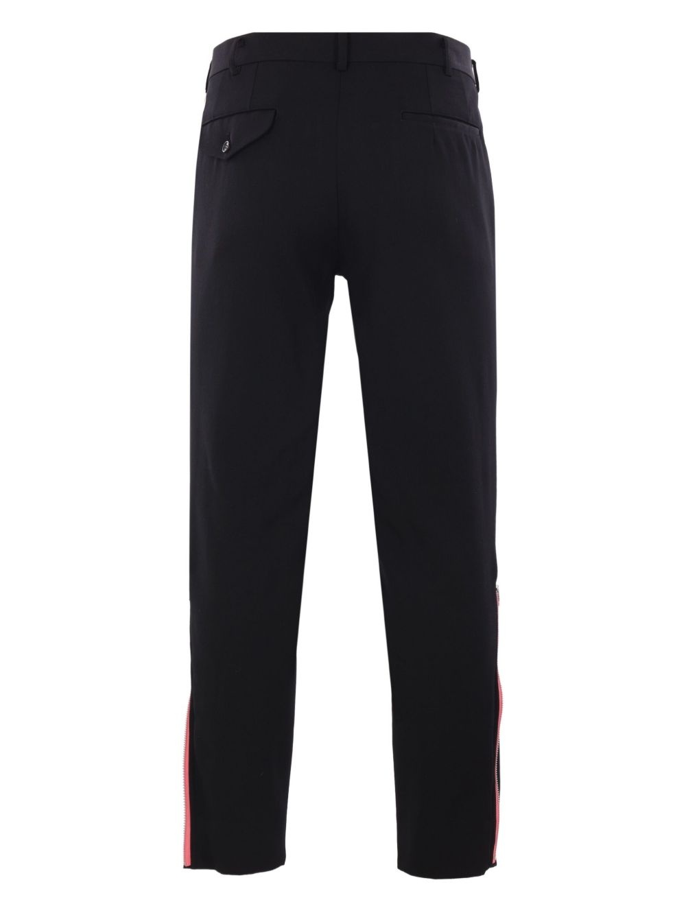 wool zip-detail trousers - 2