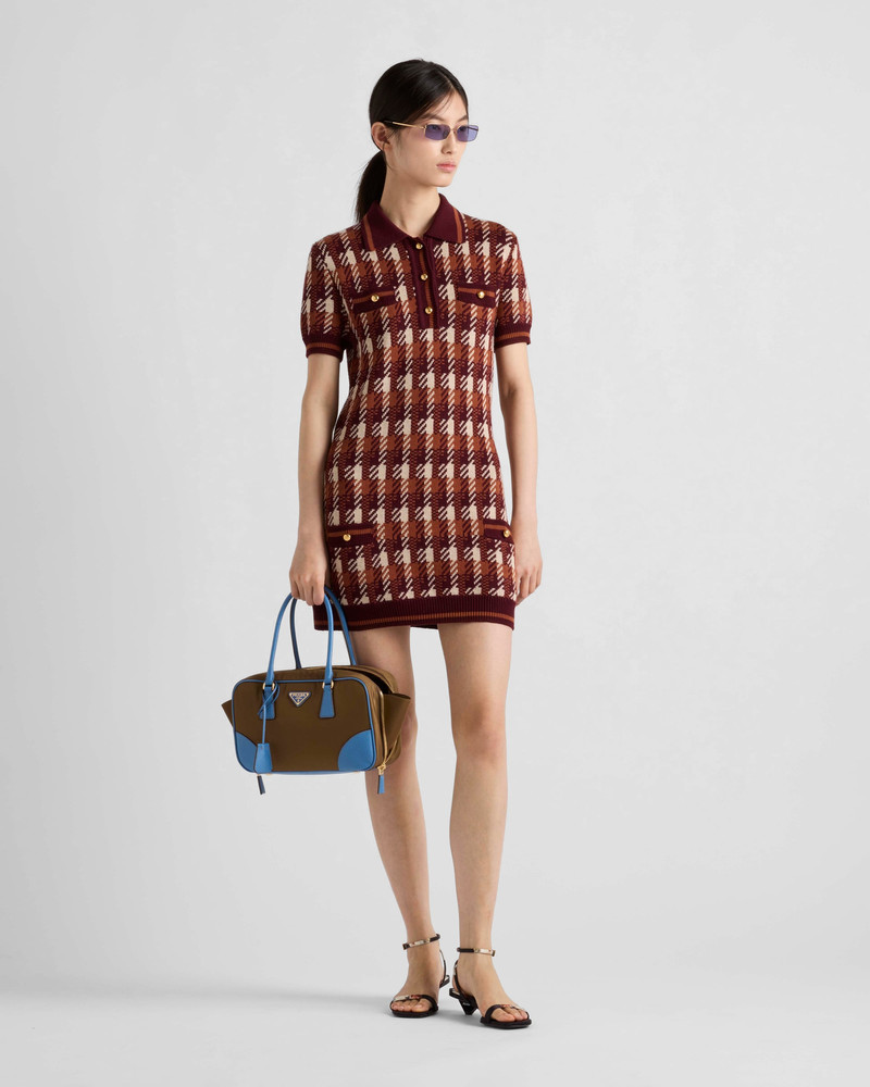 Prada Wool knit mini-dress outlook