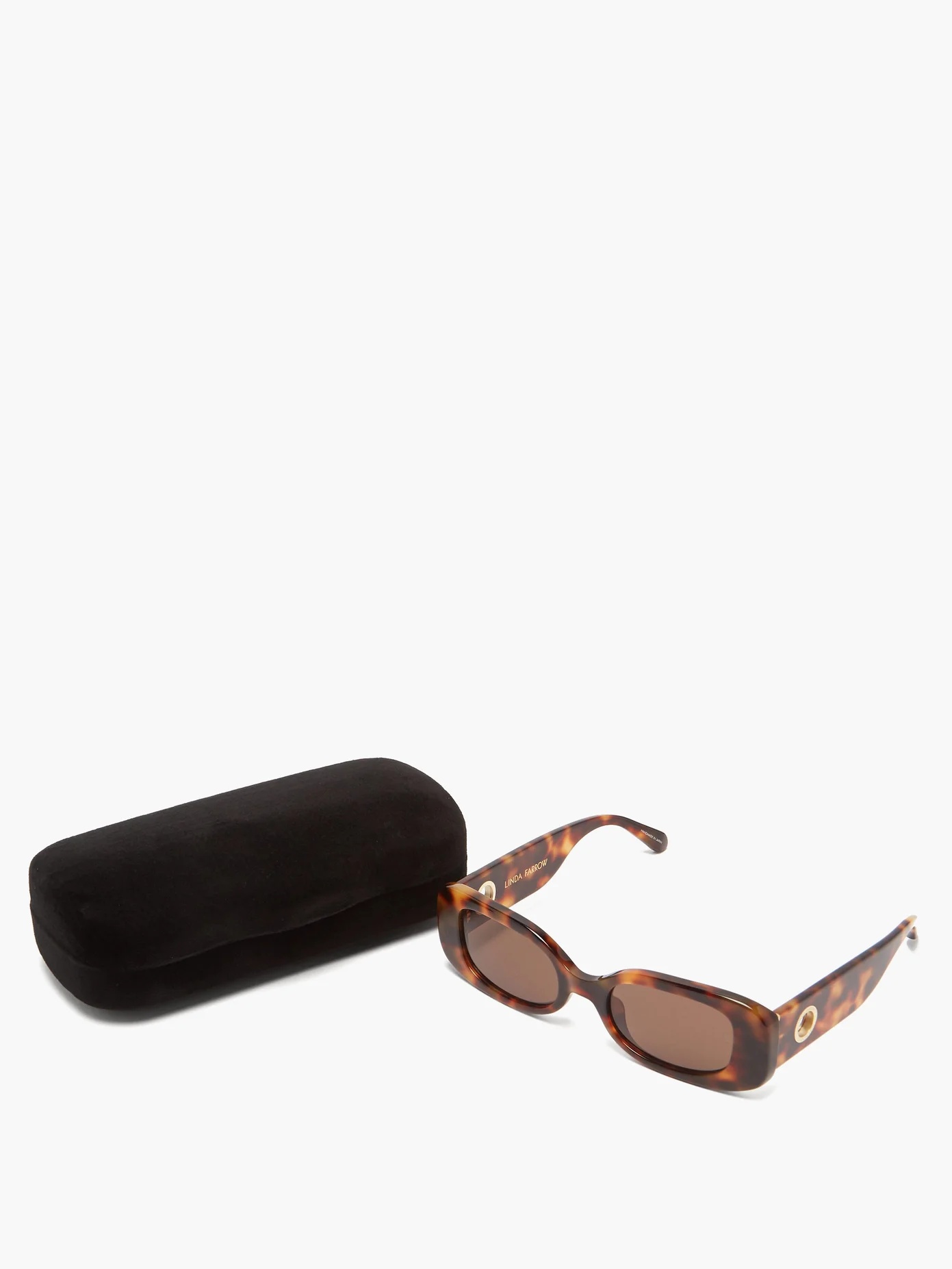 Lola rectangular tortoiseshell-acetate sunglasses - 5