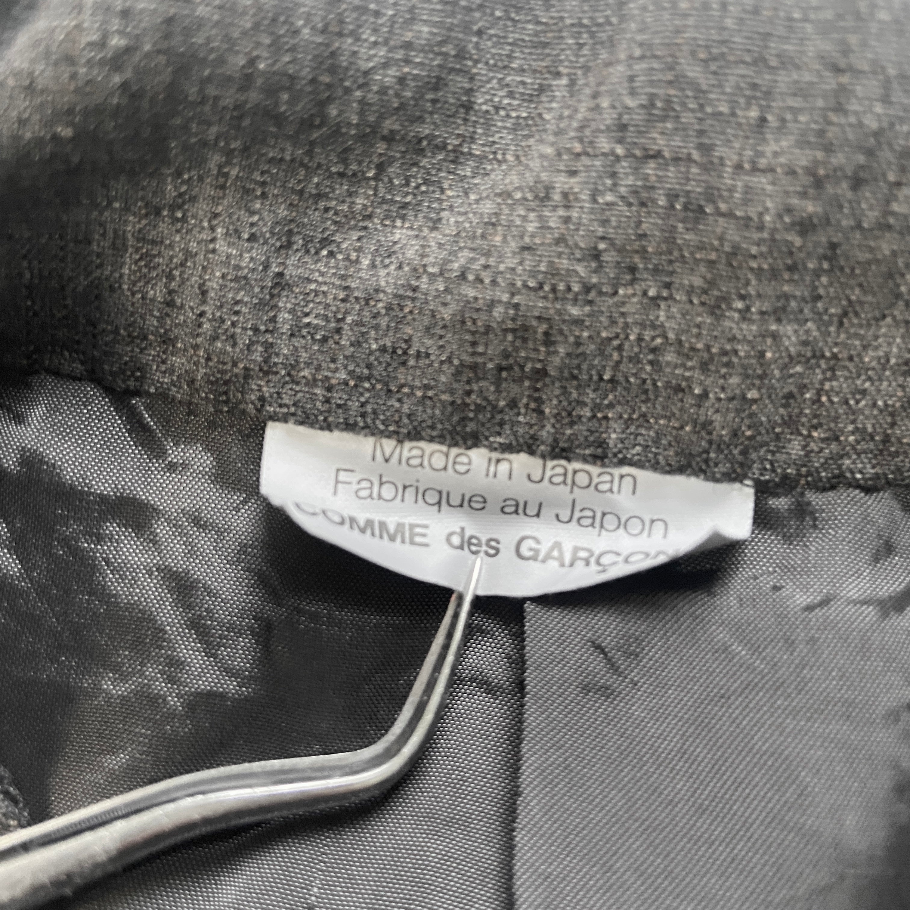 Comme des garçons Homme plus cut-out wool long coat S - 10