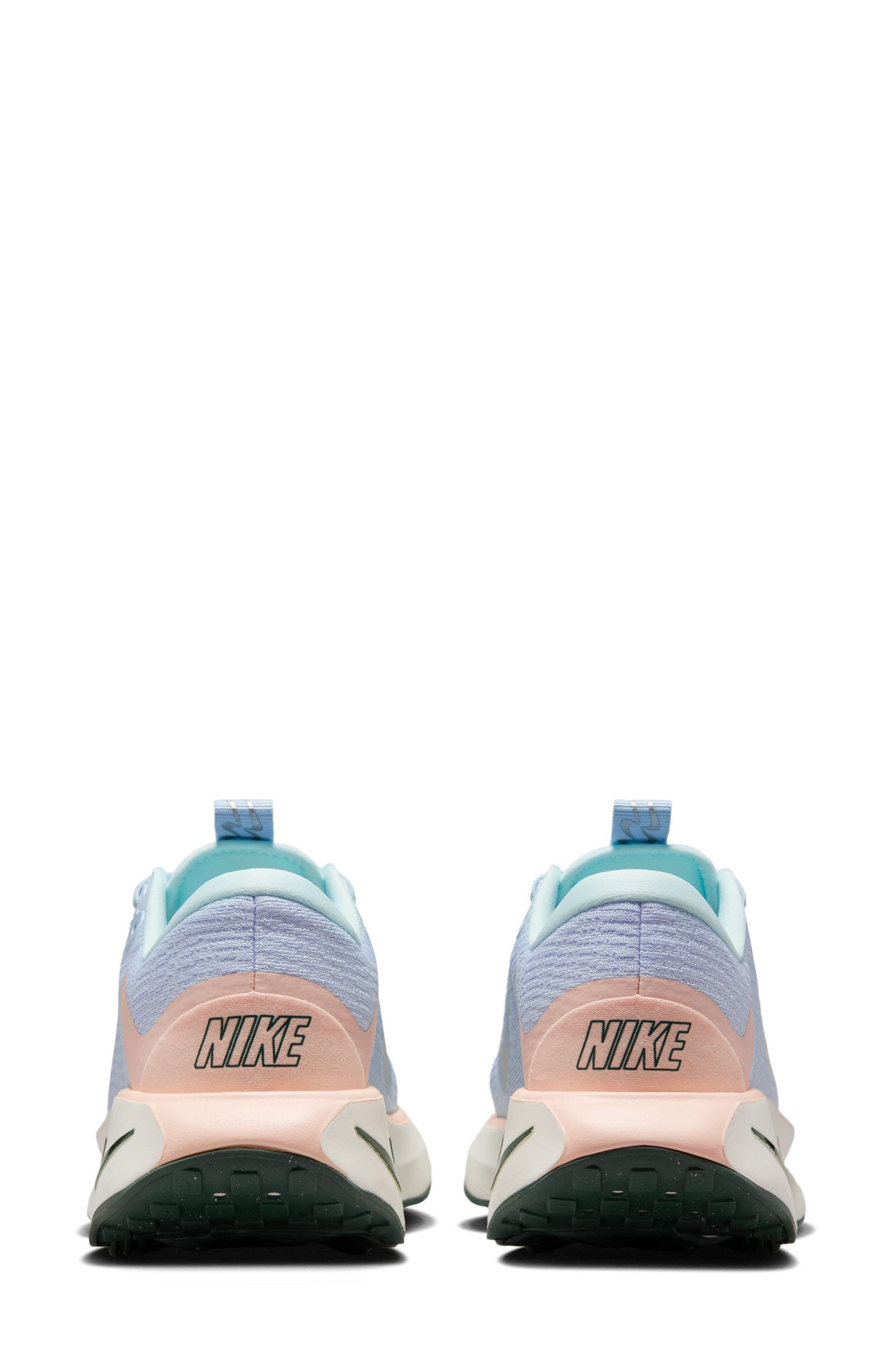 Nike Motiva Road Runner Walking Shoe in Glacier Blue/Coral at Nordstrom - 5