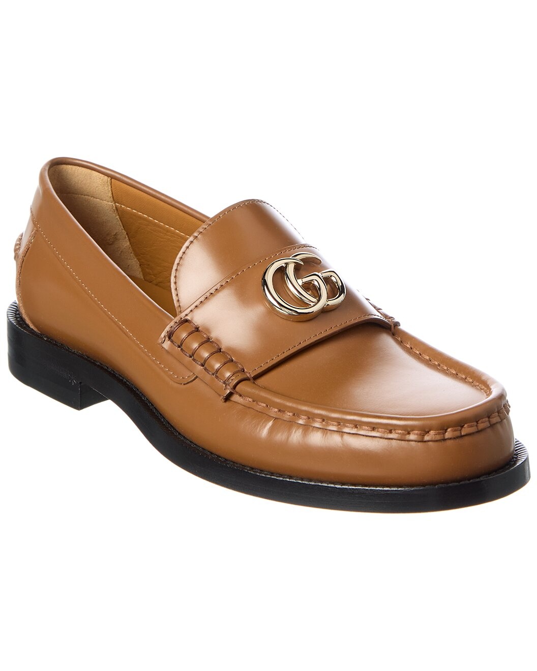 Gucci Double G Leather Loafer - 1