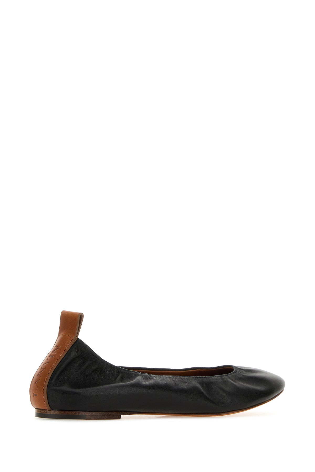 Black leather ballerinas - 3