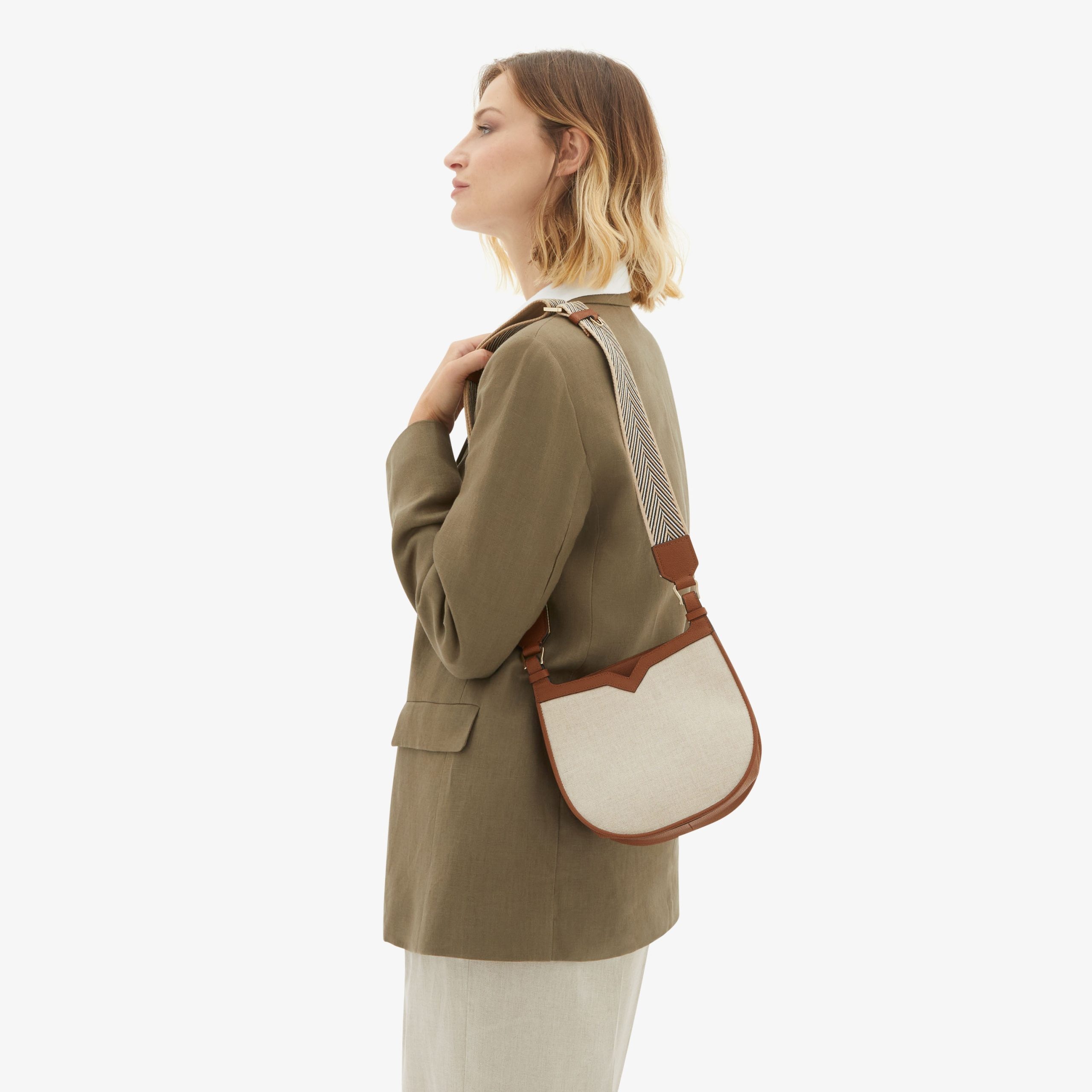 Valextra – Hobo Mini Sand / Chocolate - 6