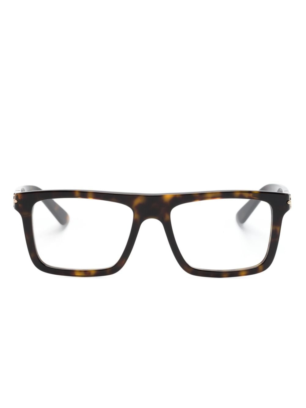 square-frame glasses - 1