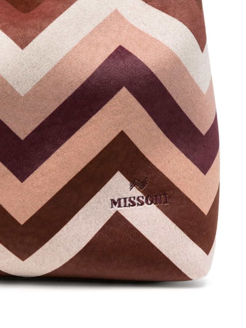 chevron-pattern shoulder bag 4