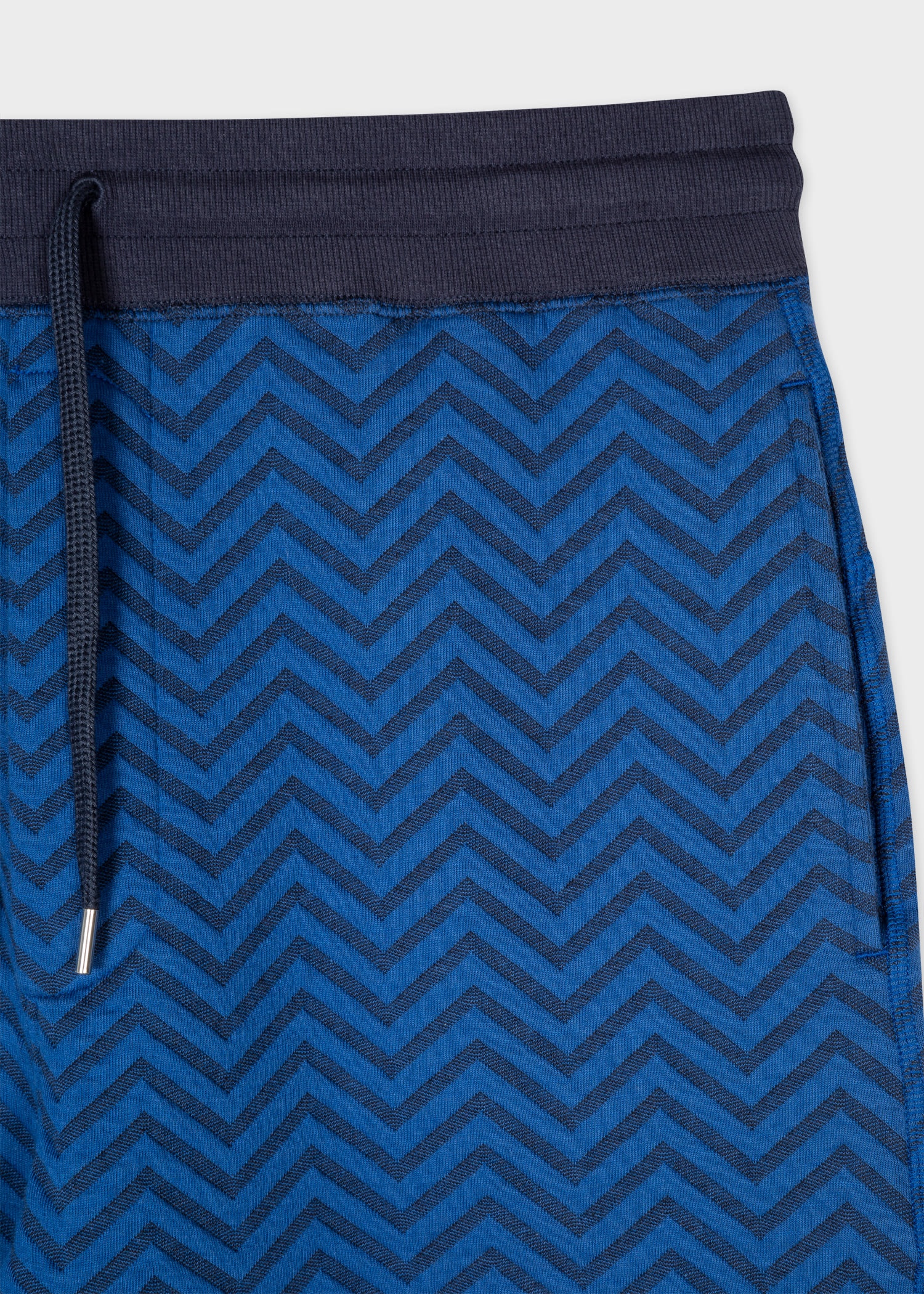 Zig Zag Jersey Lounge Shorts - 2